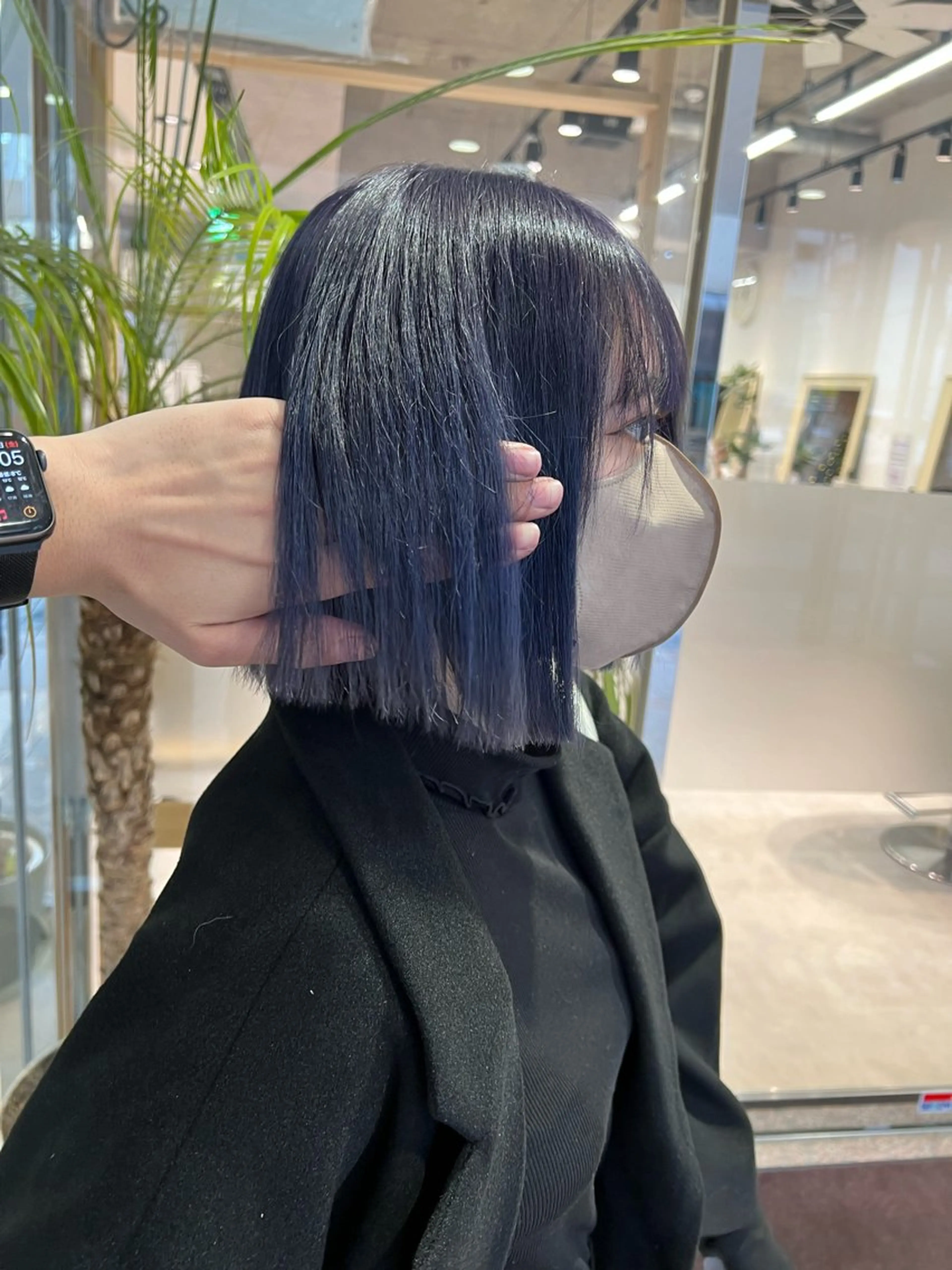 ショート カラー ヘアカラー トリートメント ダブルカラーブリーチ 髪質改善　縮毛矯正のヘアスタイル