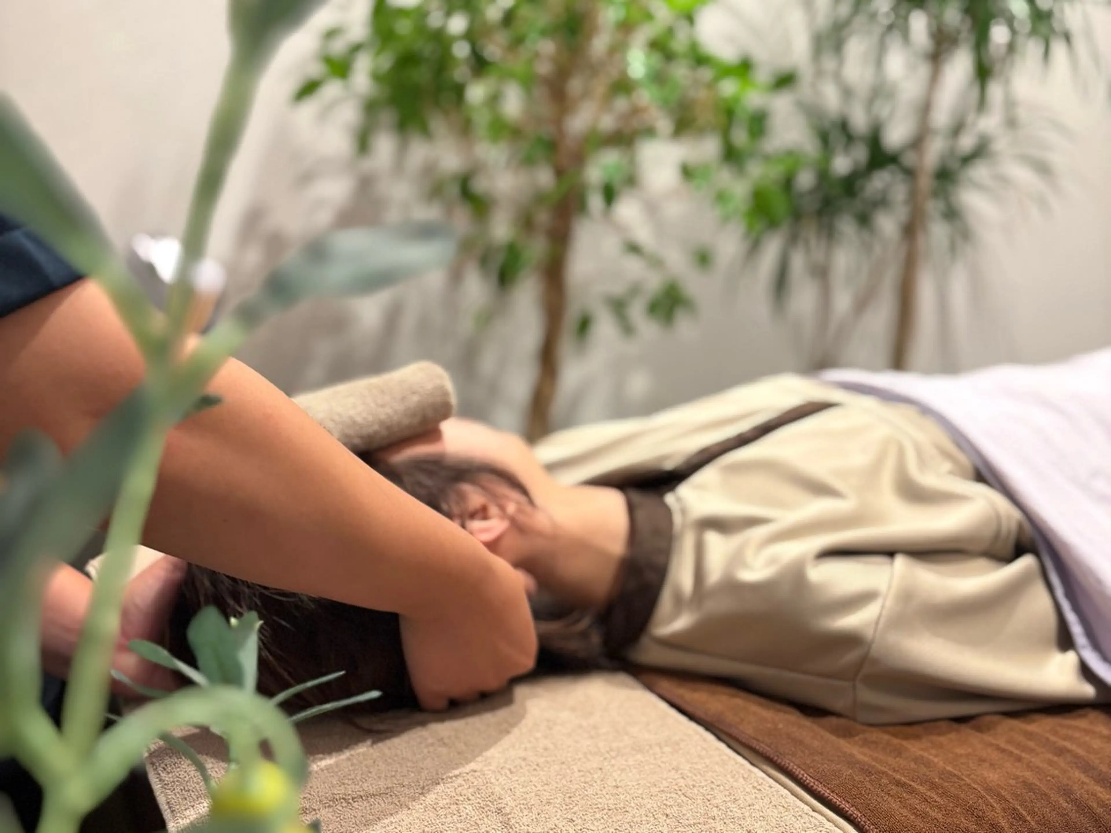 【睡眠改善】ヘッドスパ&眼精疲労改善45分＋おやすみタイム20分の写真