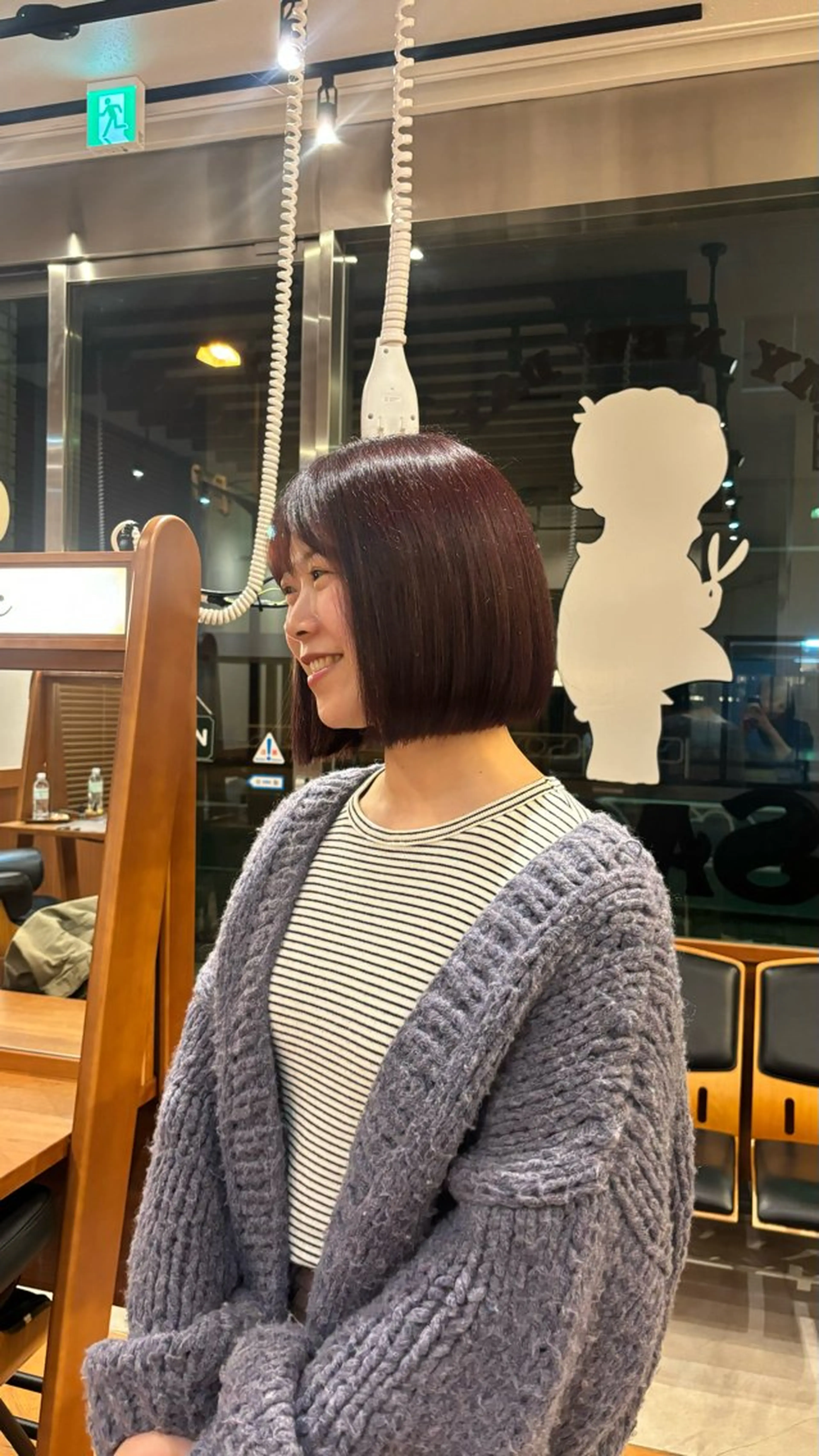 カラー ヘアカラー トリートメント SASAnagano 堀内未梨のヘアスタイル