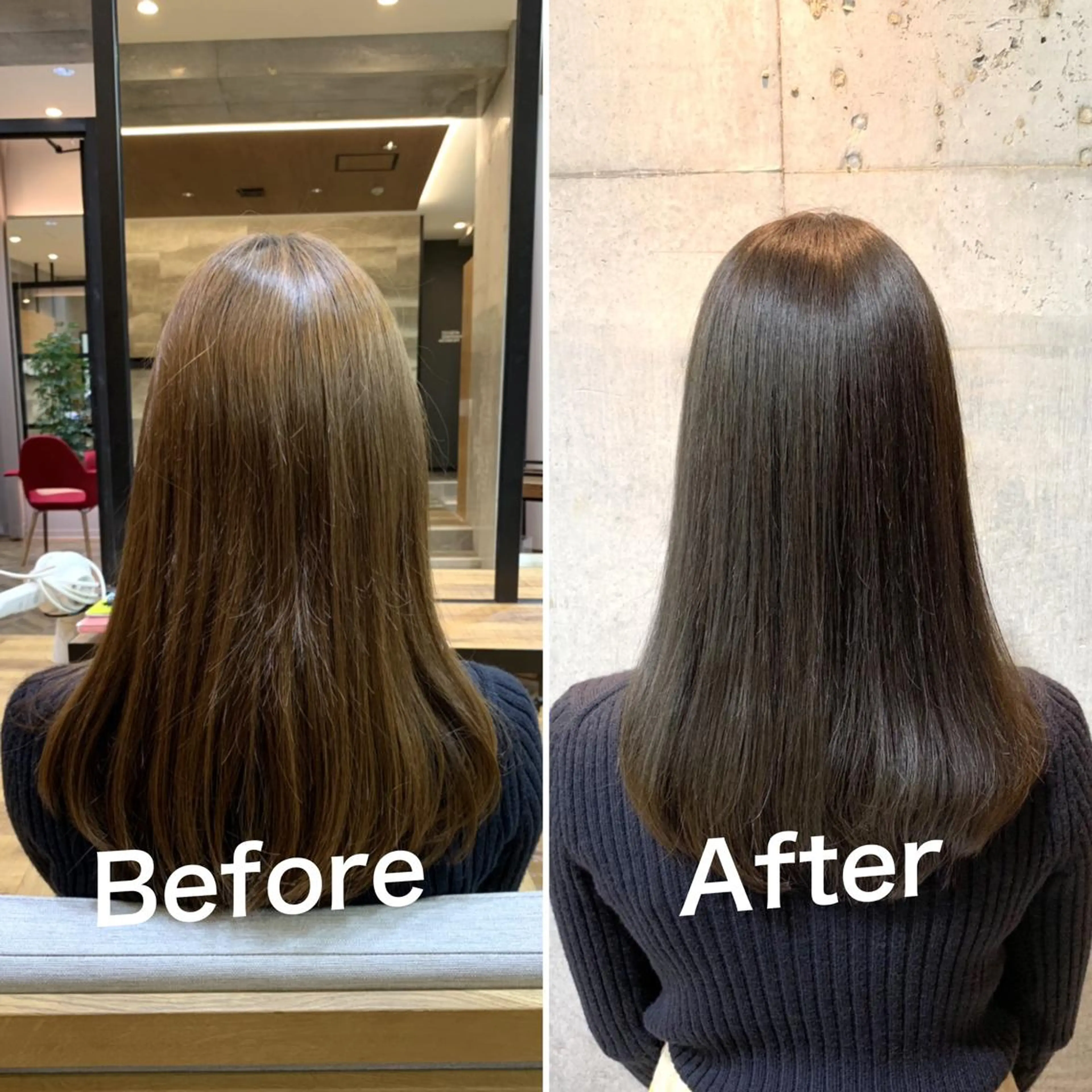 カラー カット トリートメント 佐瀬竜矢PRIMAL /portのヘアスタイル