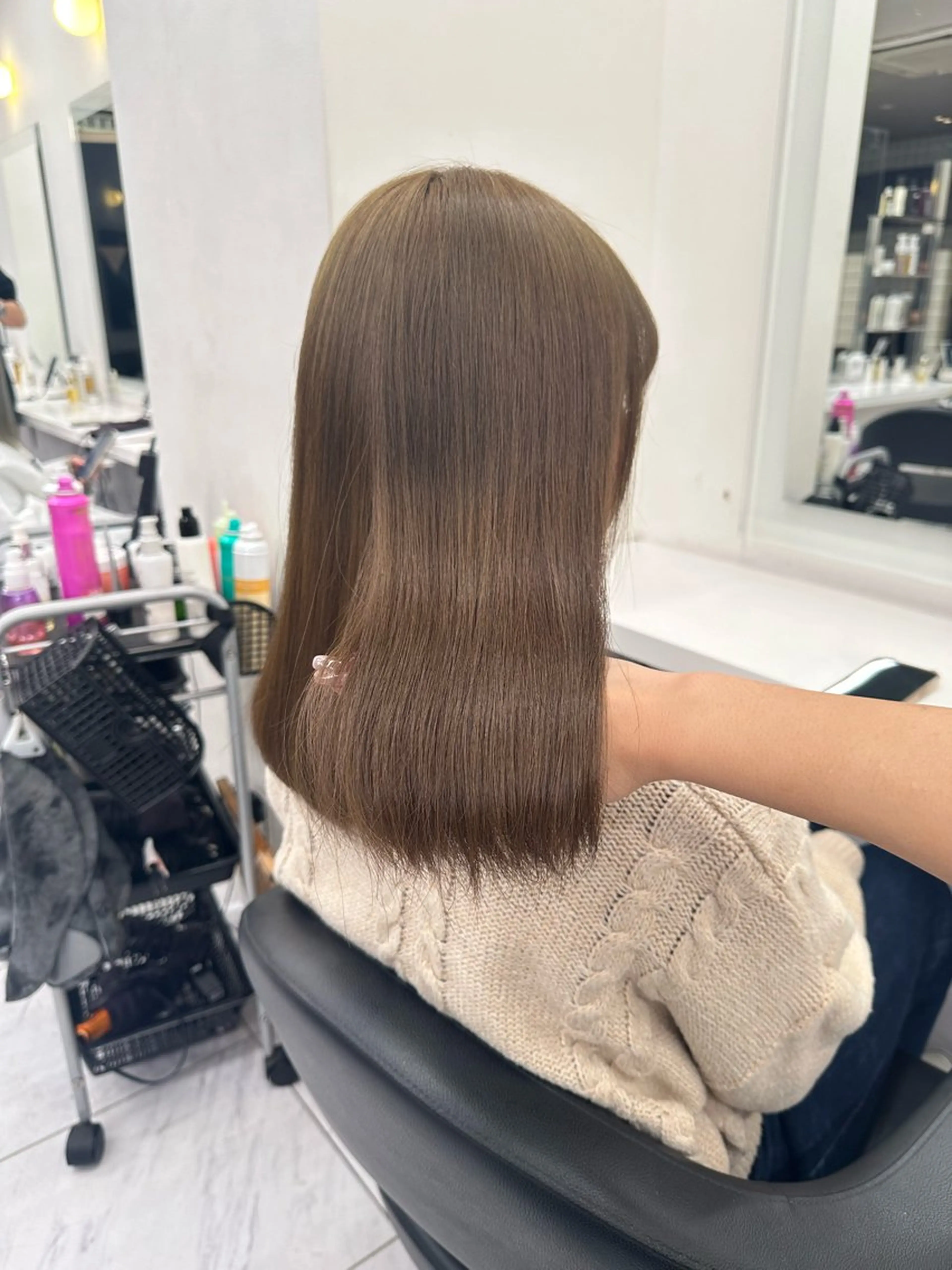 ロング カラー ヘアカラー トリートメント 🪞ハイトーン🪞 🤍waka🤍のヘアスタイル