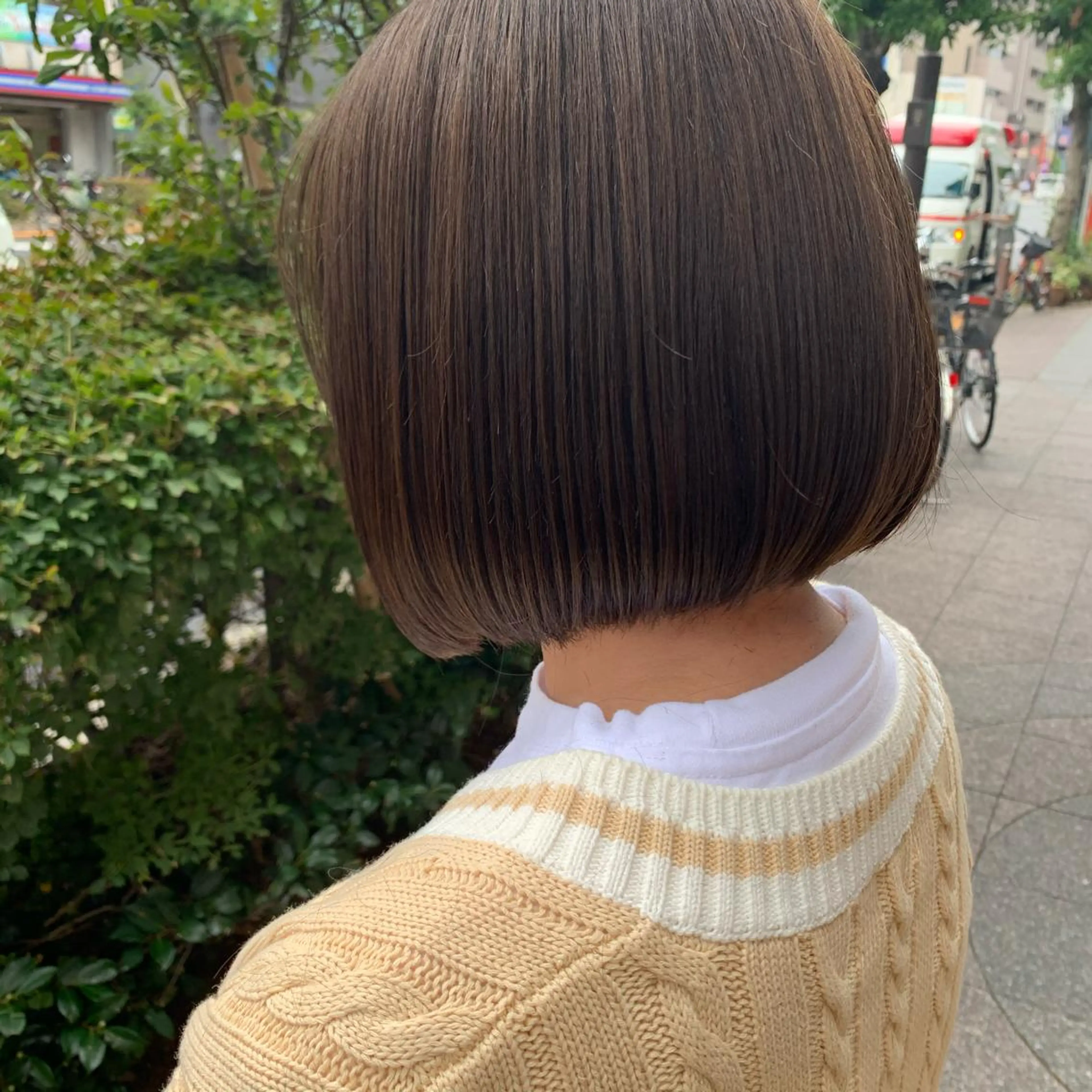 ショート カラー パーマ カット ヘアカラー トリートメント 🟤TAP🟤 木曳野　金沢店のヘアスタイル