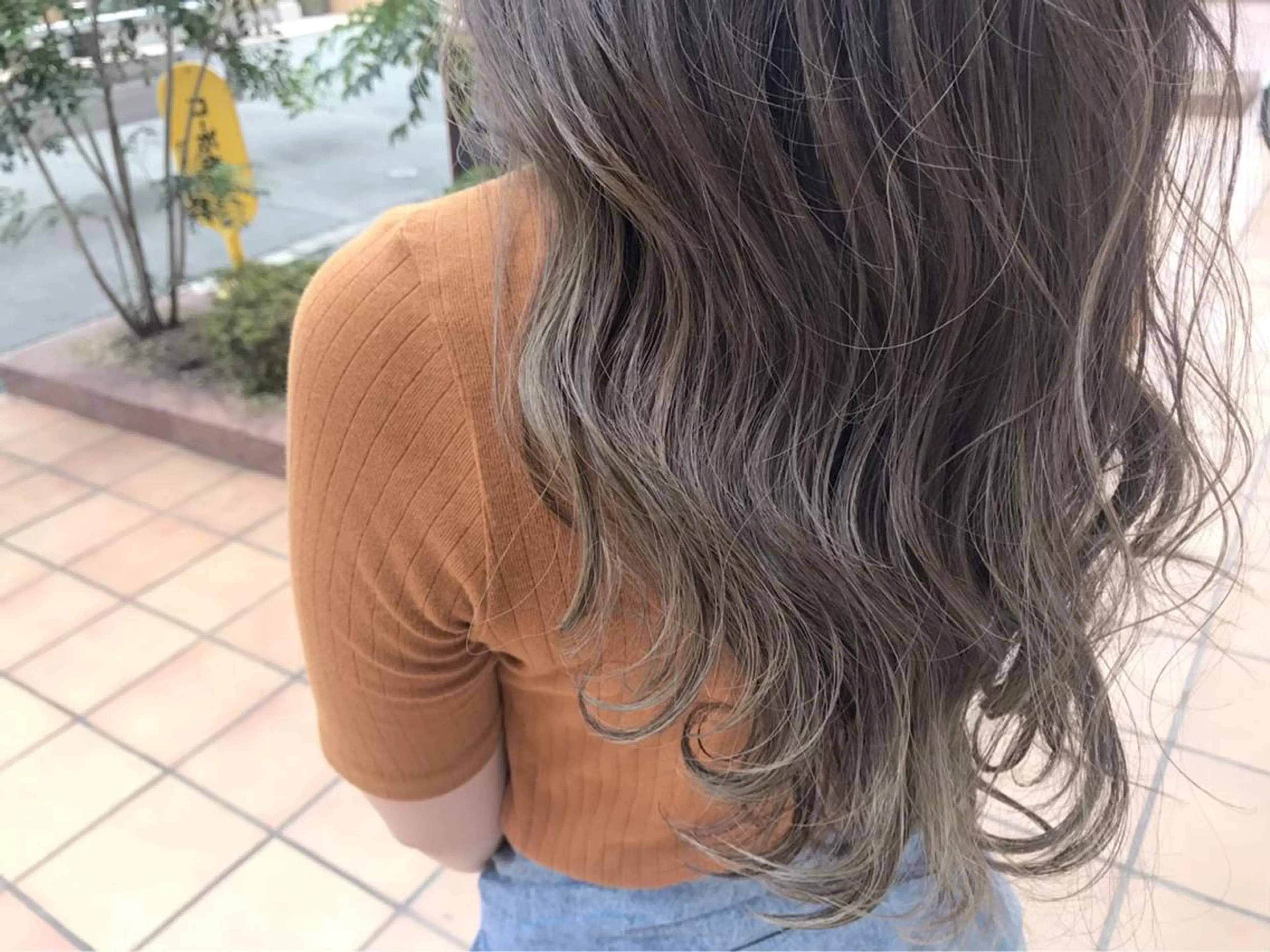 ロング カラー カット ヘアカラー トリートメント 中津/柔らかカラー/ ナガオ イズミのヘアスタイル