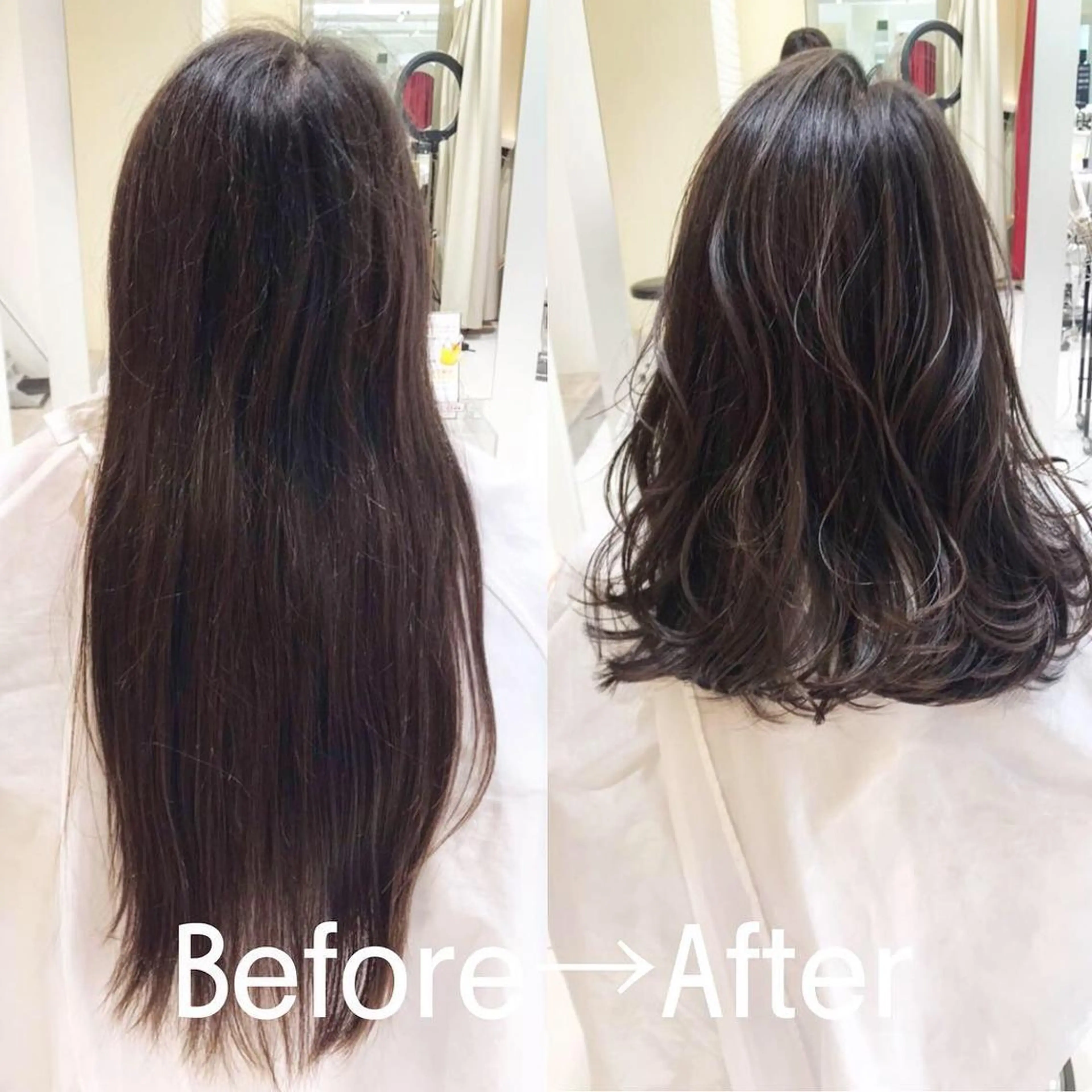 セミロング 岡田詩織 MODE Ks松原店のヘアスタイル