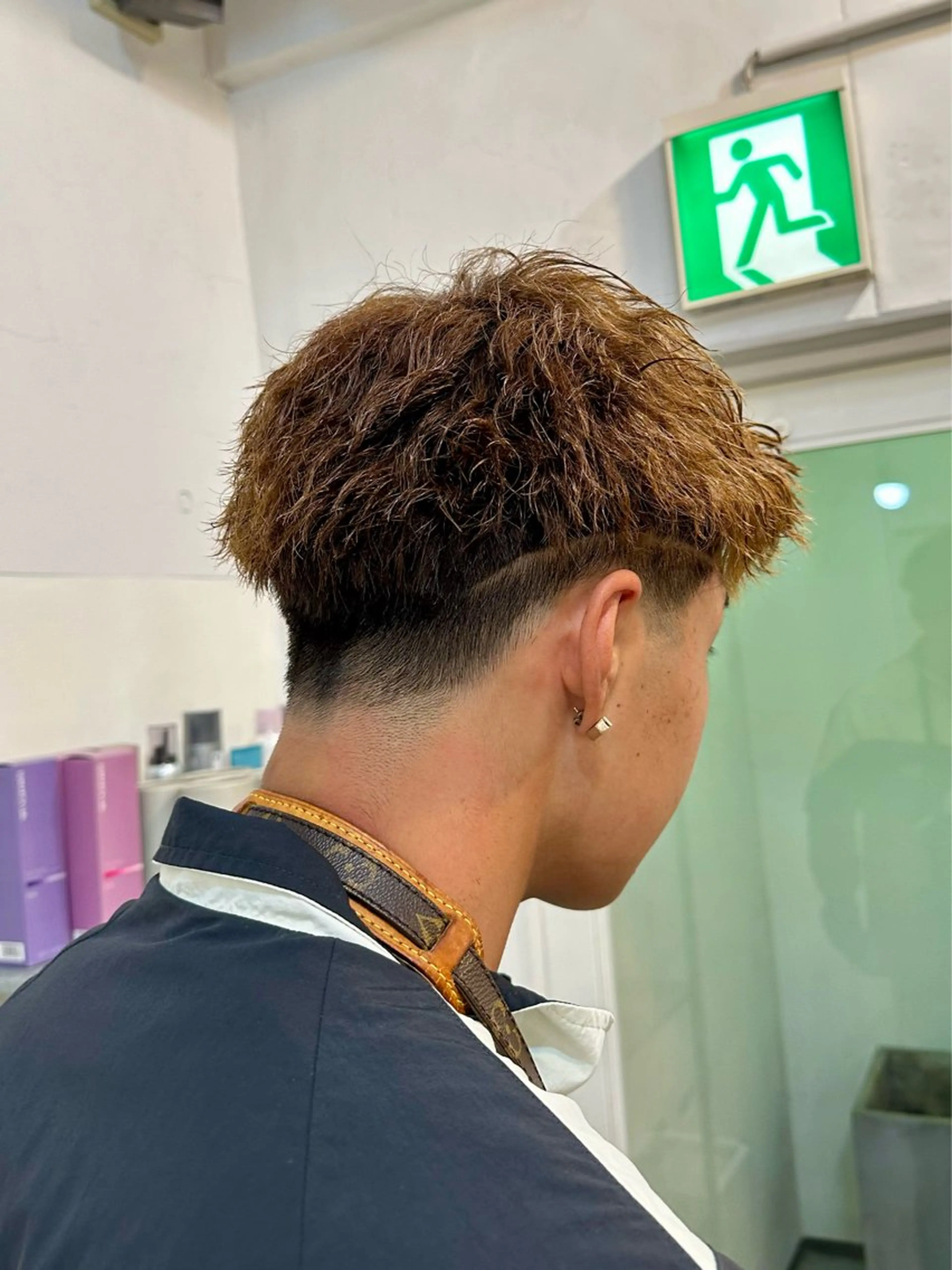 ショート パーマ メンズ カットモデル募集中/ たなかはやとのヘアスタイル