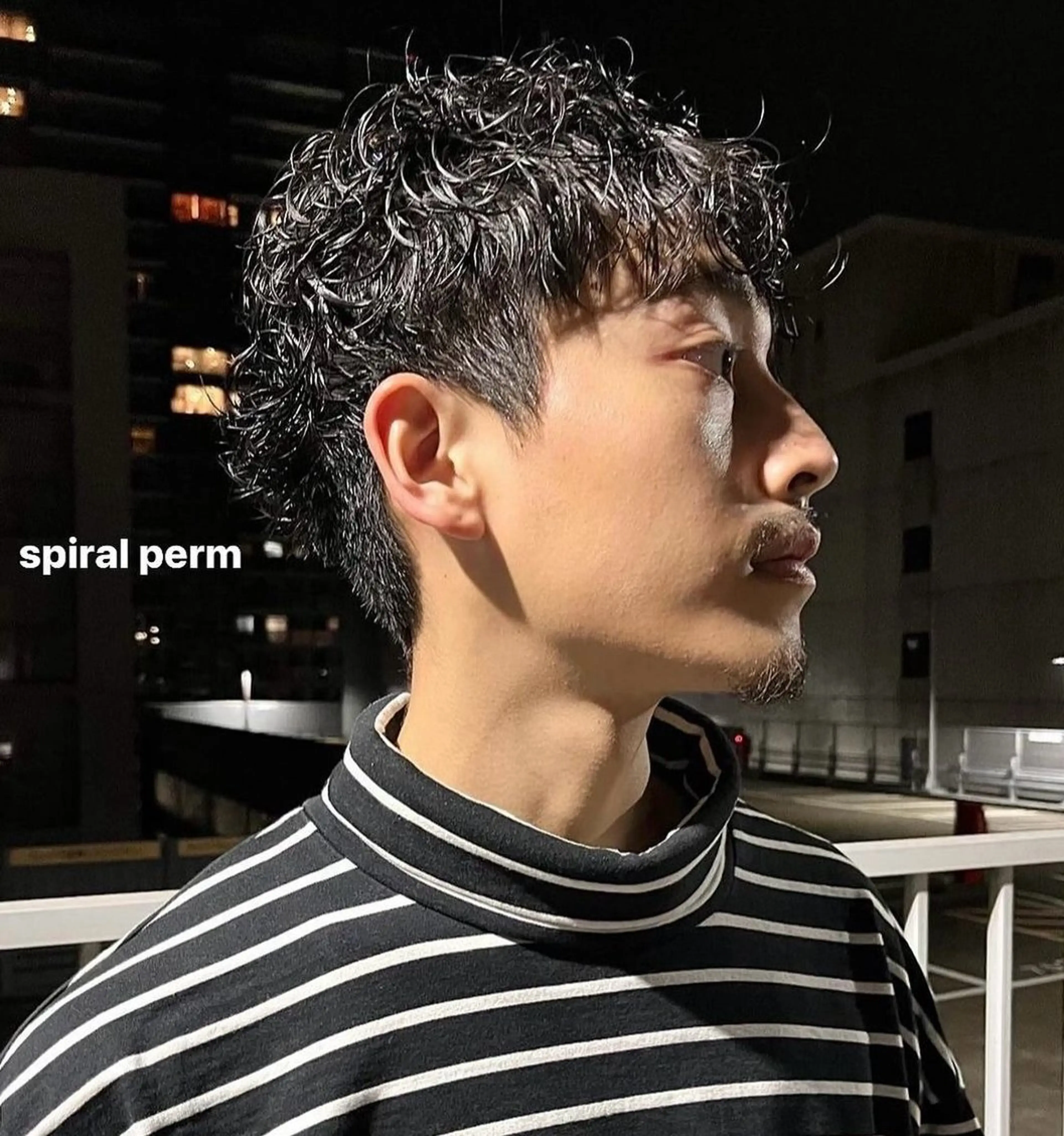 パーマ カット パーマ 猪原 海斗メンズパーマのヘアスタイル