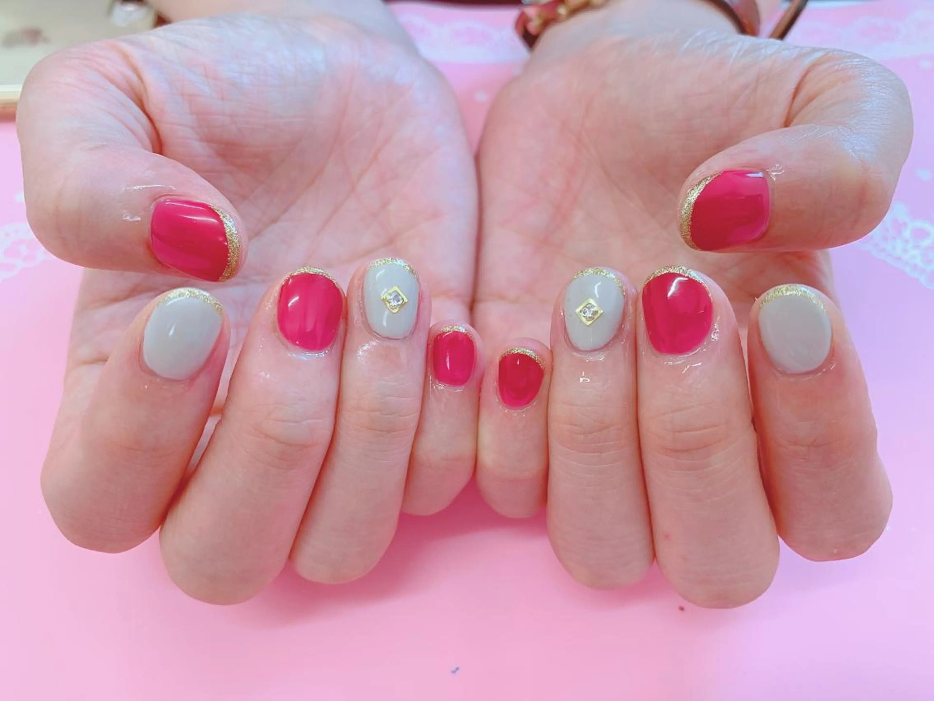 ネイル ラメ(グリッター) ハンドネイル Embellir ♡鏡味のその他イメージ