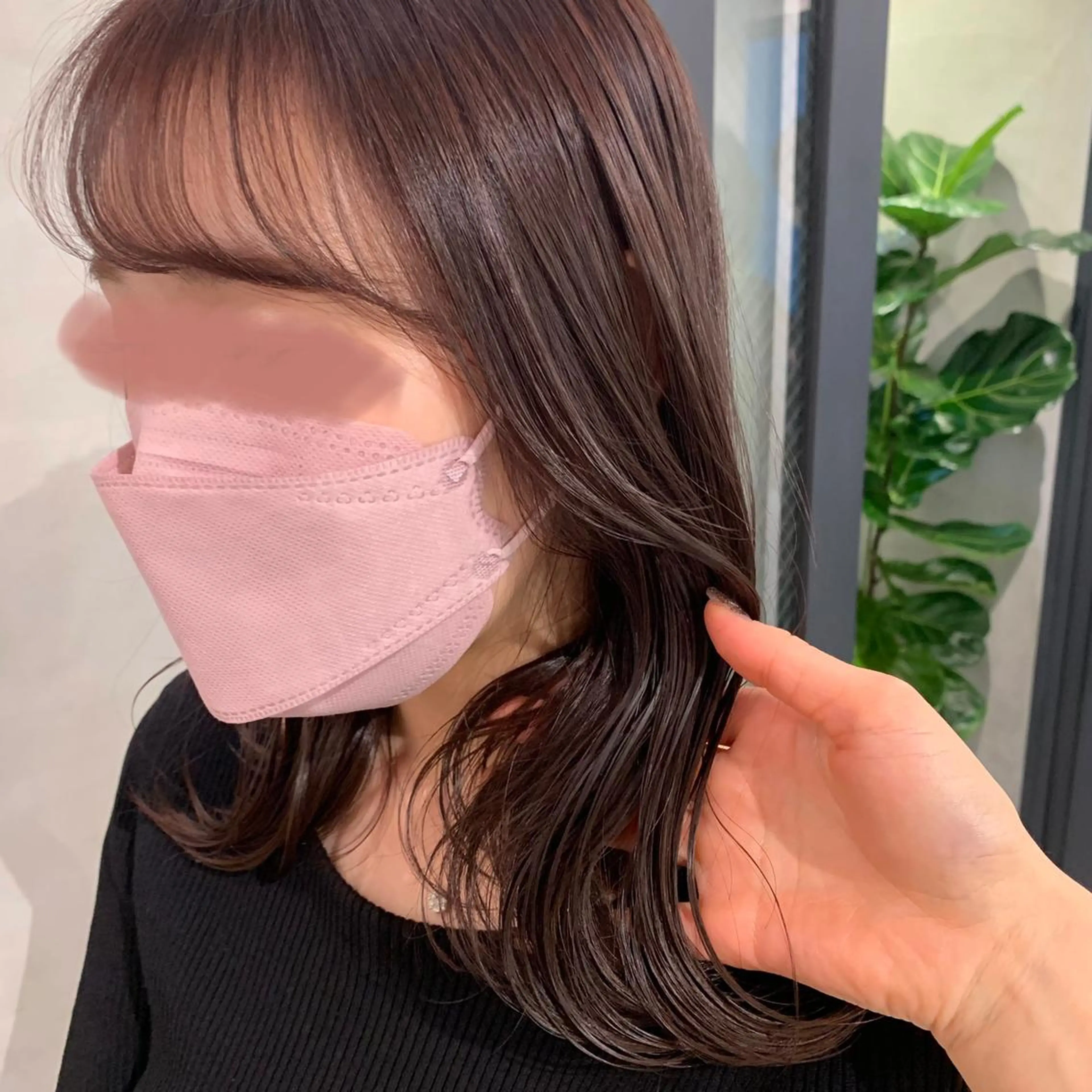 ミディアム カラー バイオレットカラー 🌹似合わせカラー/ 酸性縮毛🌹野本麗奈のヘアスタイル