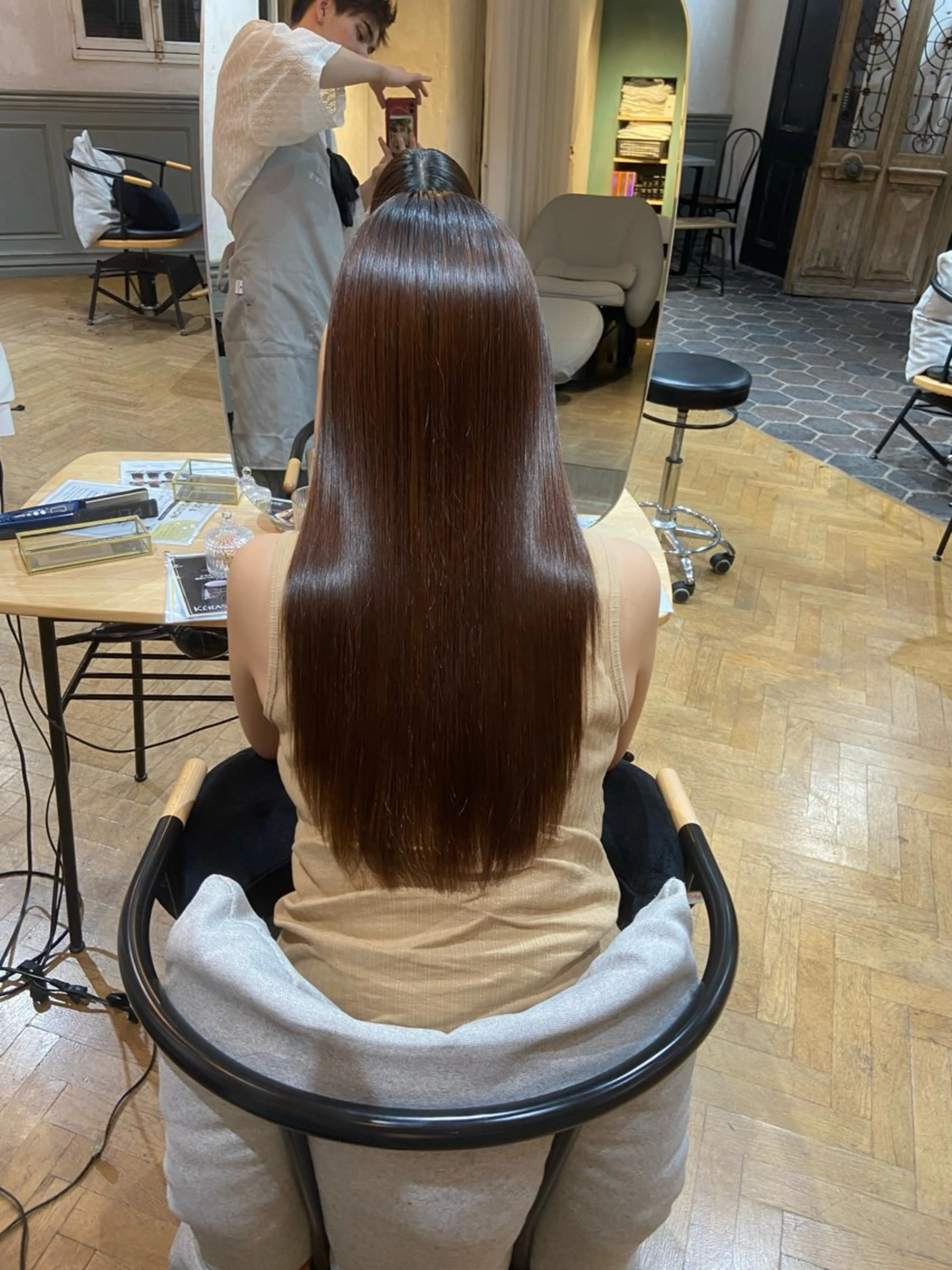 ロング 艶カラー/縮毛矯正 /髪質改善/はるたのヘアスタイル