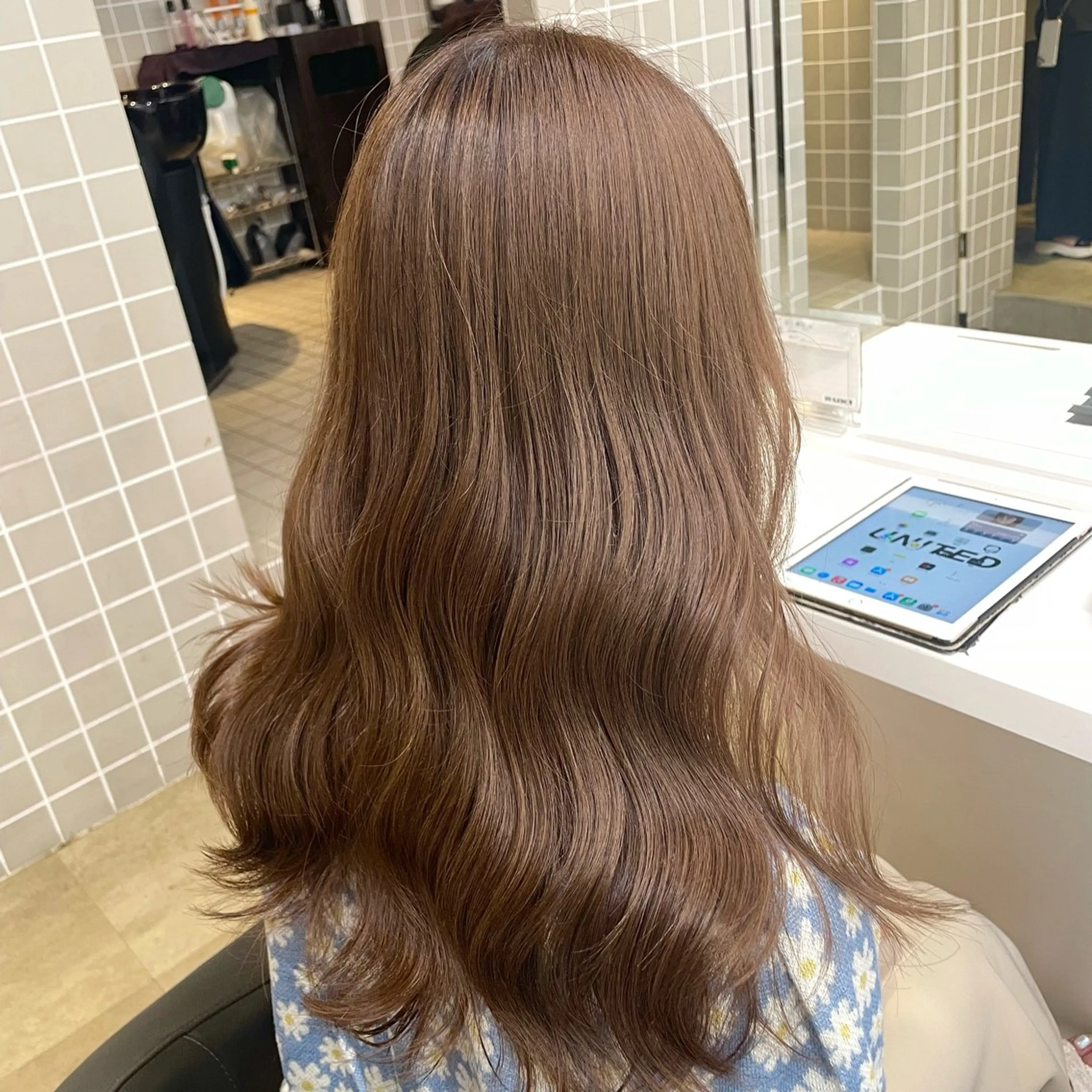 カラー ヘアカラー 🤍ベージュ/透明感 韓国ヘア/まりん🤍のヘアスタイル