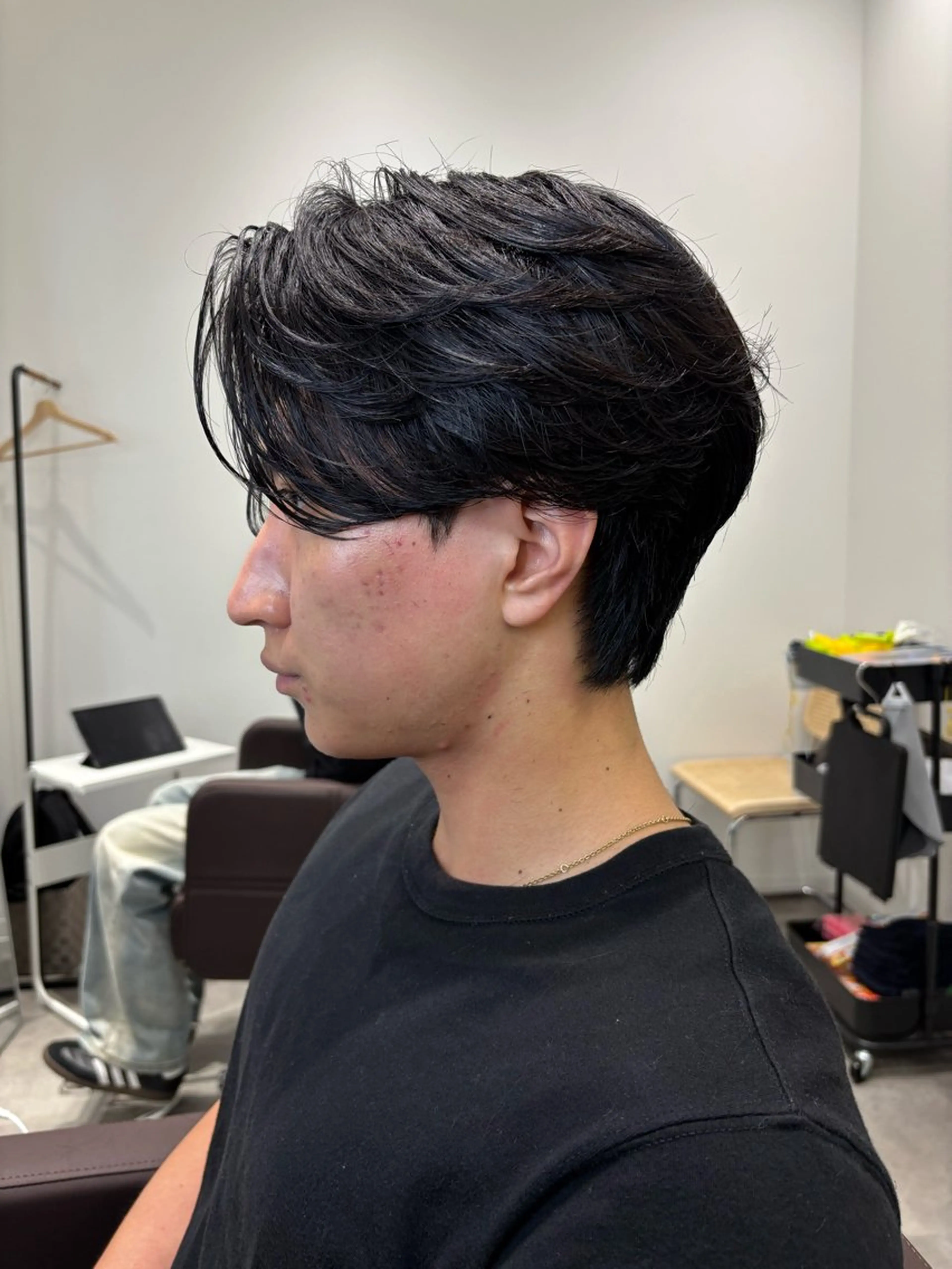 メンズ kalm所属・✵TAKUMI/ 横浜/センターパートのヘアスタイル