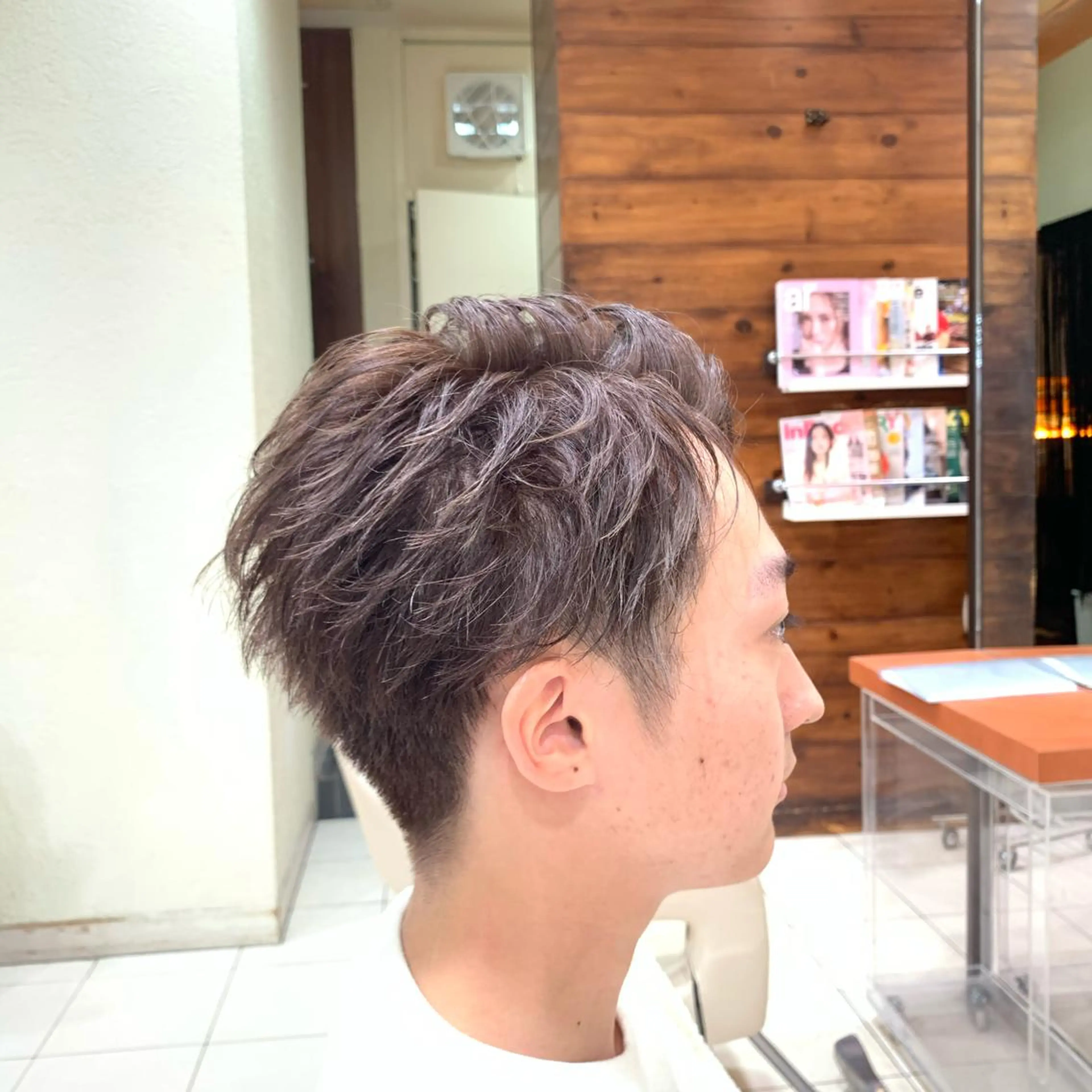 メンズ MODEks eau 佐藤優志のヘアスタイル