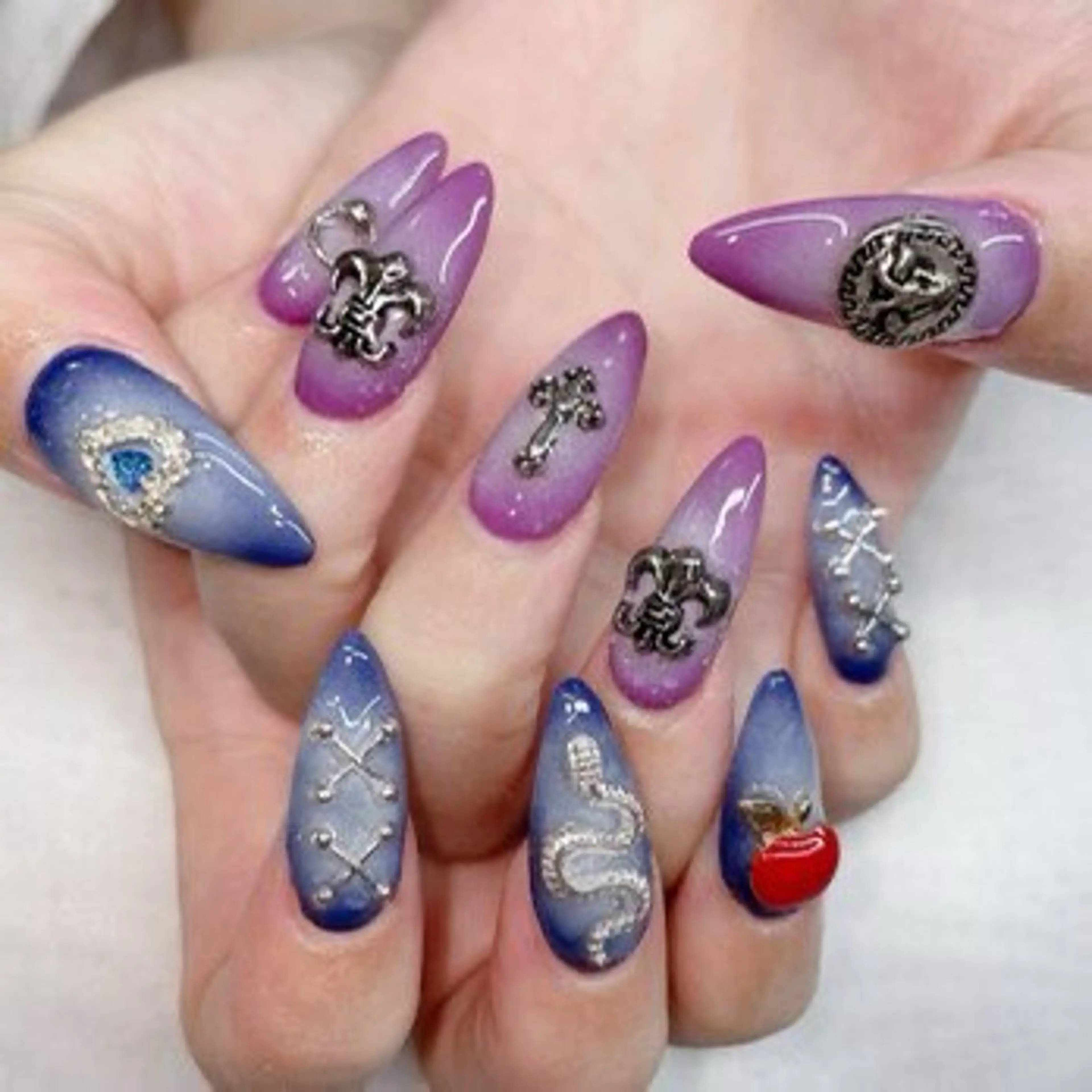 ネイル ハンドネイル 💜MIYA nail川崎店のネイルデザイン