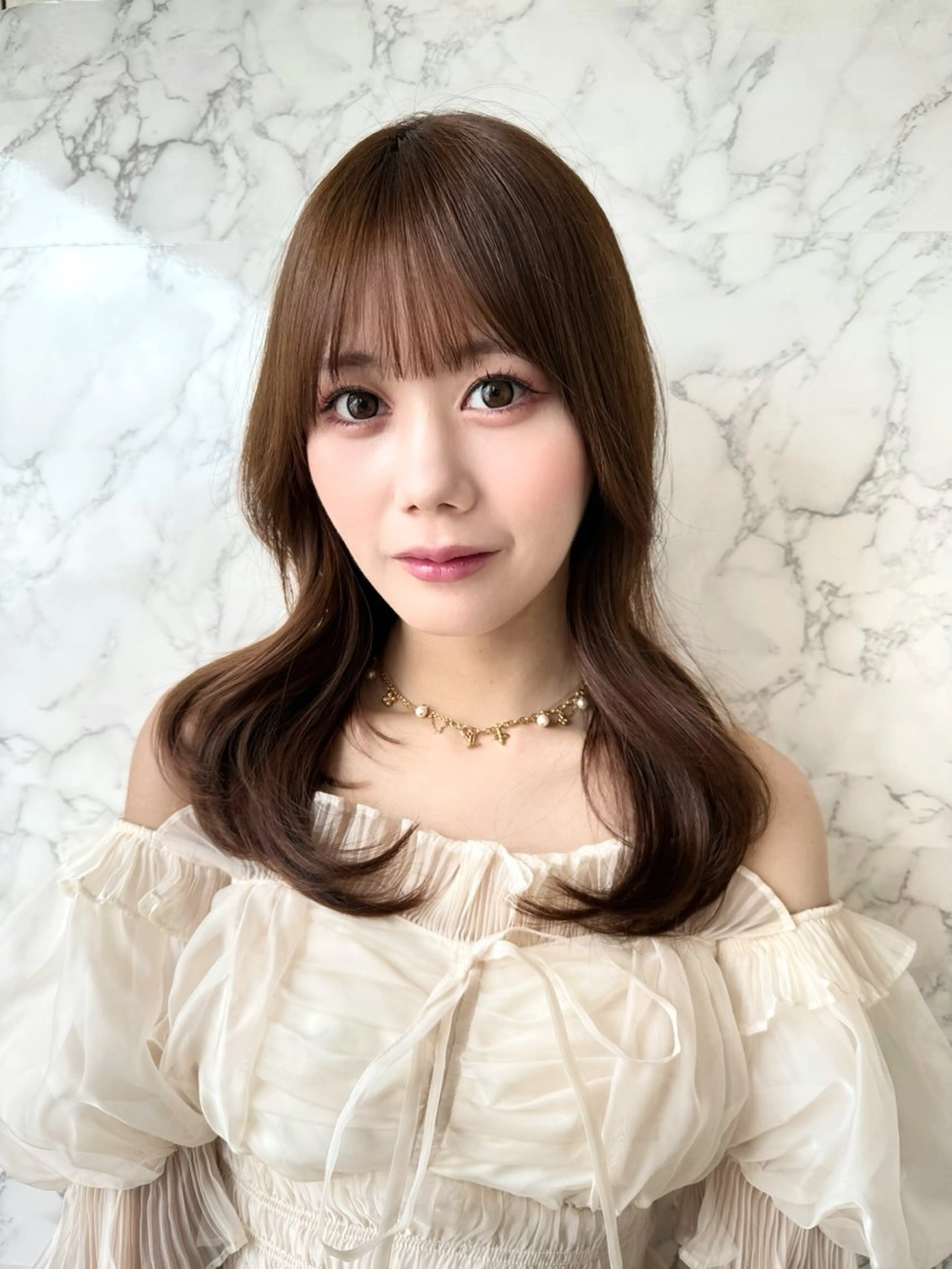 ロング カラー トリートメント カット ヘアカラー トリートメント ヘッドスパ レイヤー/艶カラー 韓国/石戸谷海斗のヘアスタイル