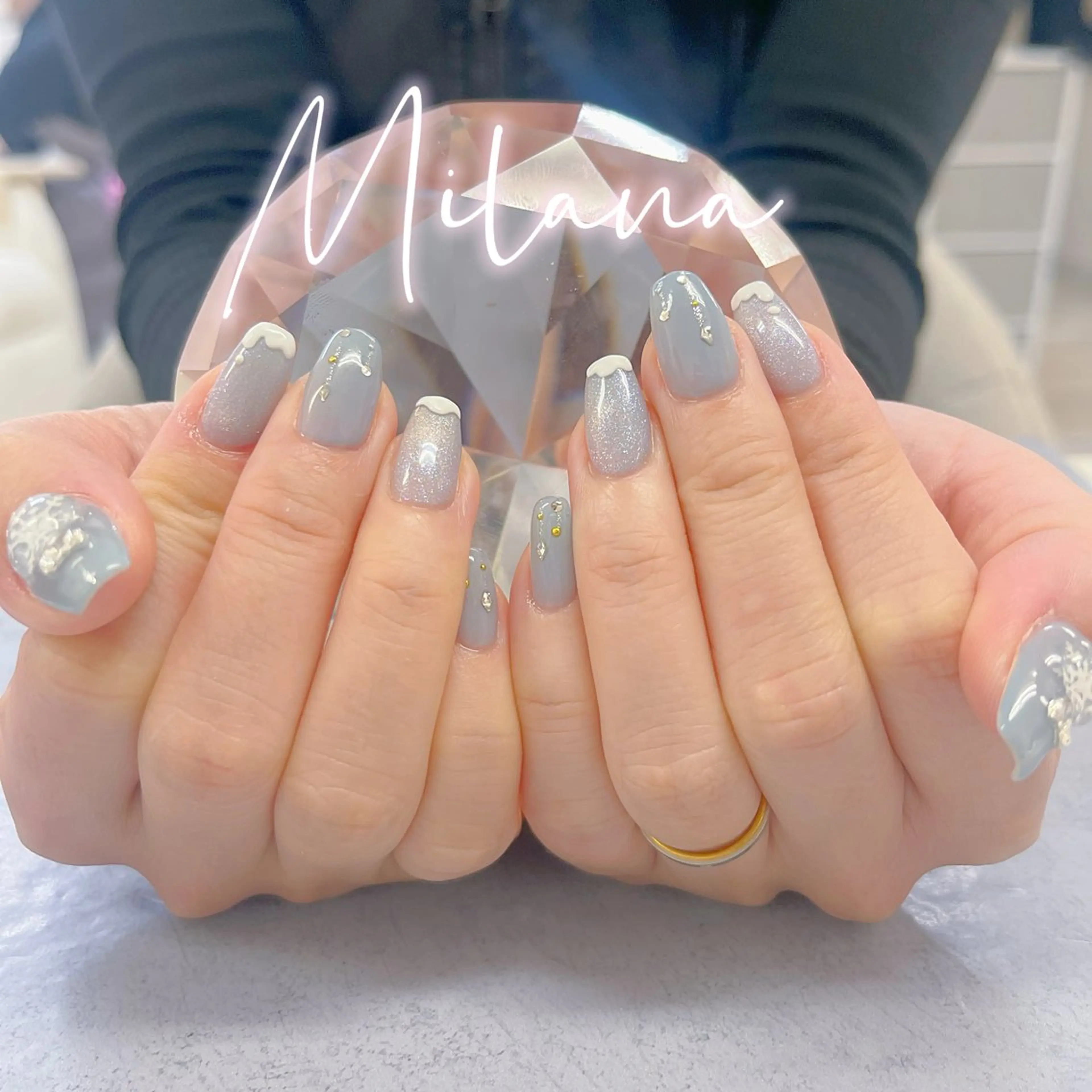 ネイル ハンドネイル Milana 西里のネイルデザイン