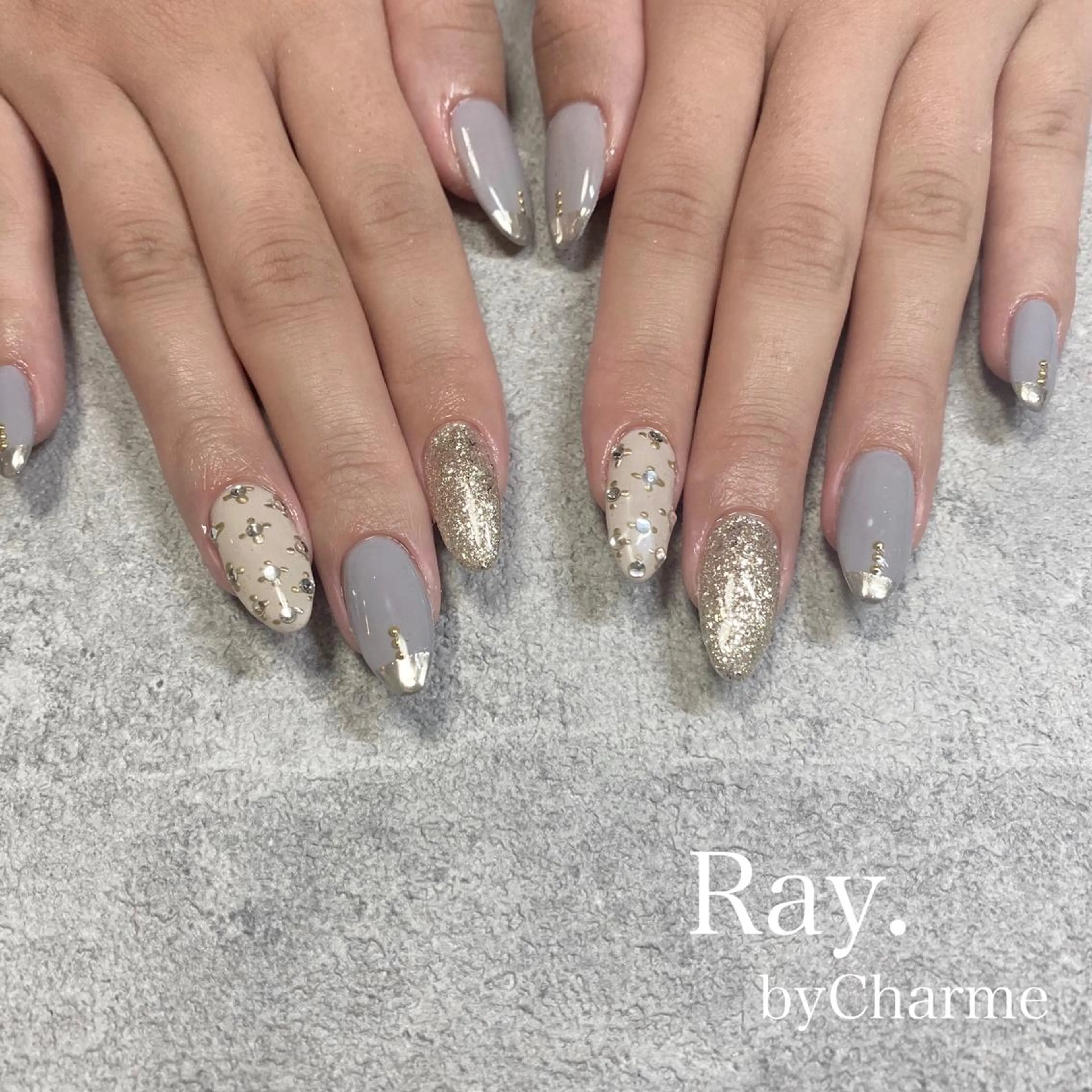 ネイル Ray. /綺麗目ニュアンスのネイルデザイン