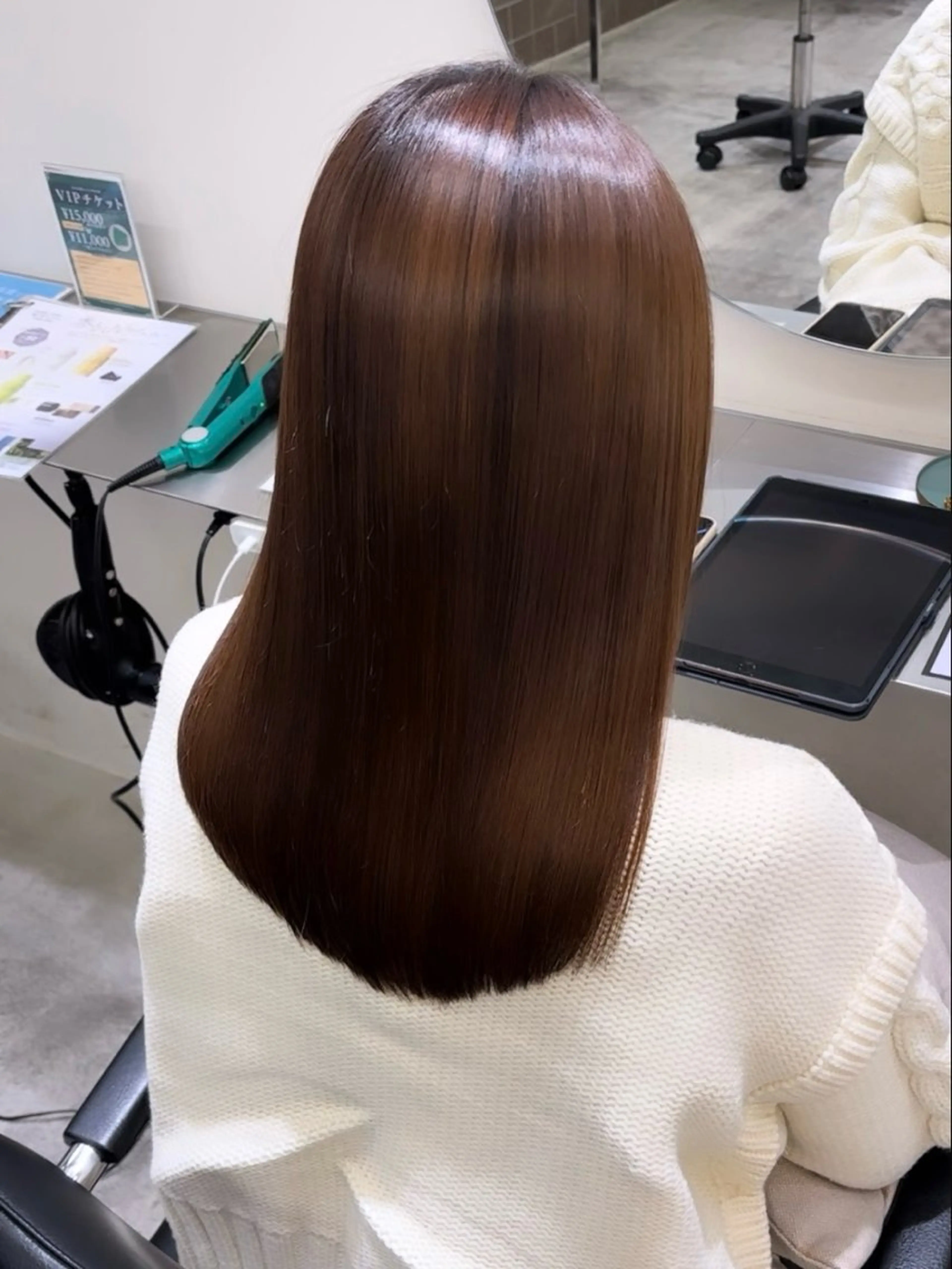 ロング 濱本 新奈 / 髪質改善パーマのヘアスタイル