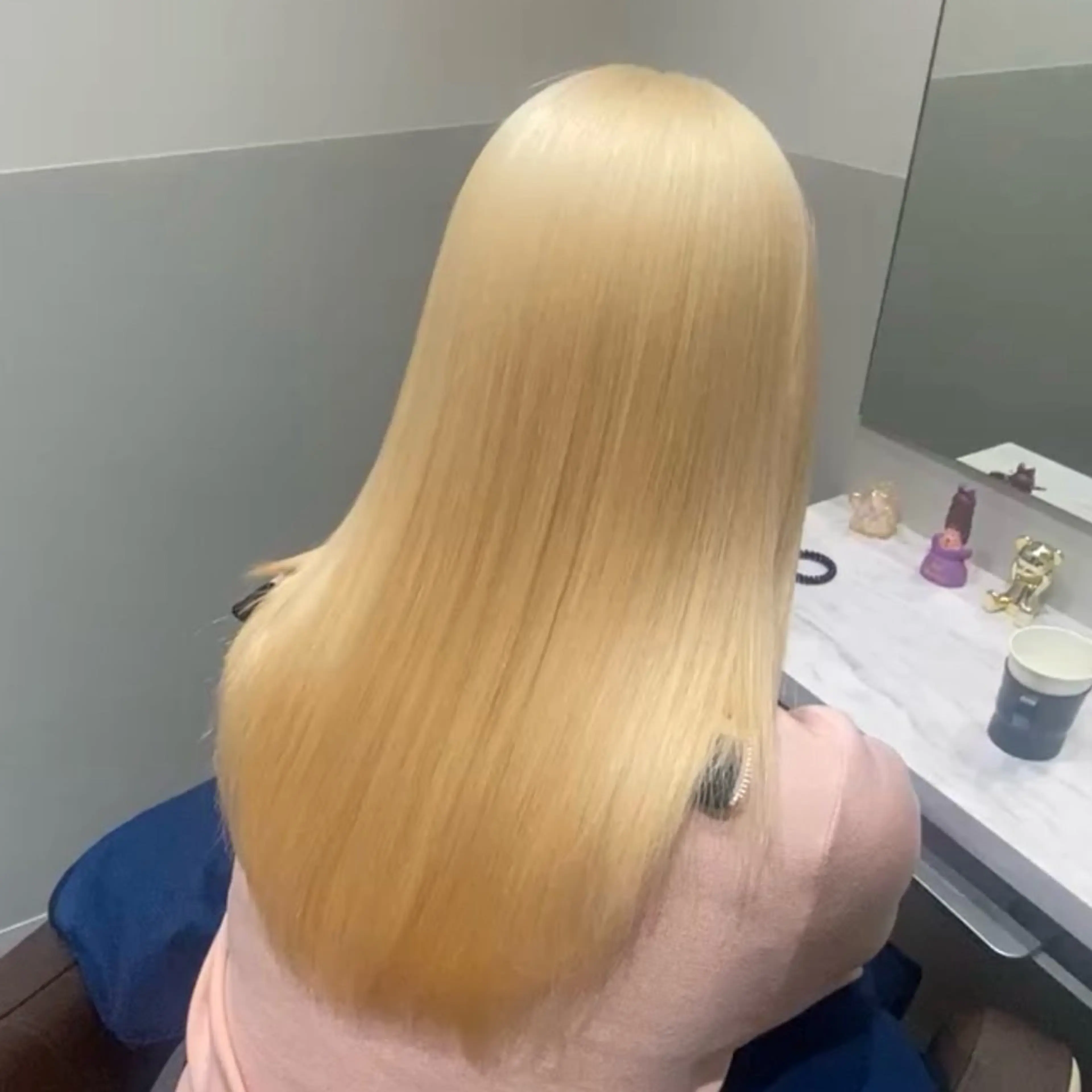 セミロング カラー ヘアアレンジ ヘアカラー トリートメント 🫧新宿 髪質改善 /サスケ🫧のヘアスタイル