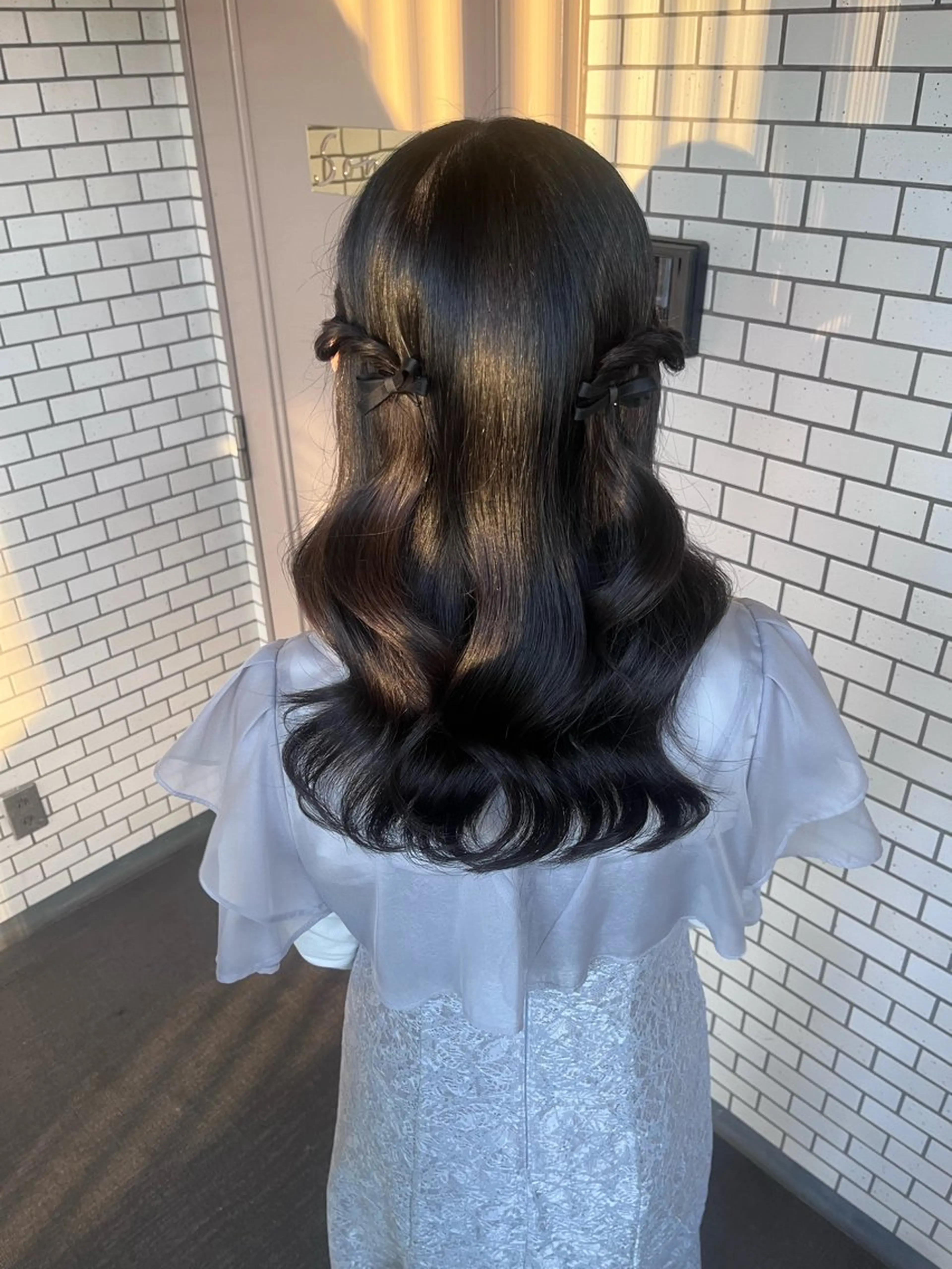 ヘアアレンジ ヘアセット 参列 ✽ 推し活ヘア 💕ゆり🐈🐾のヘアスタイル