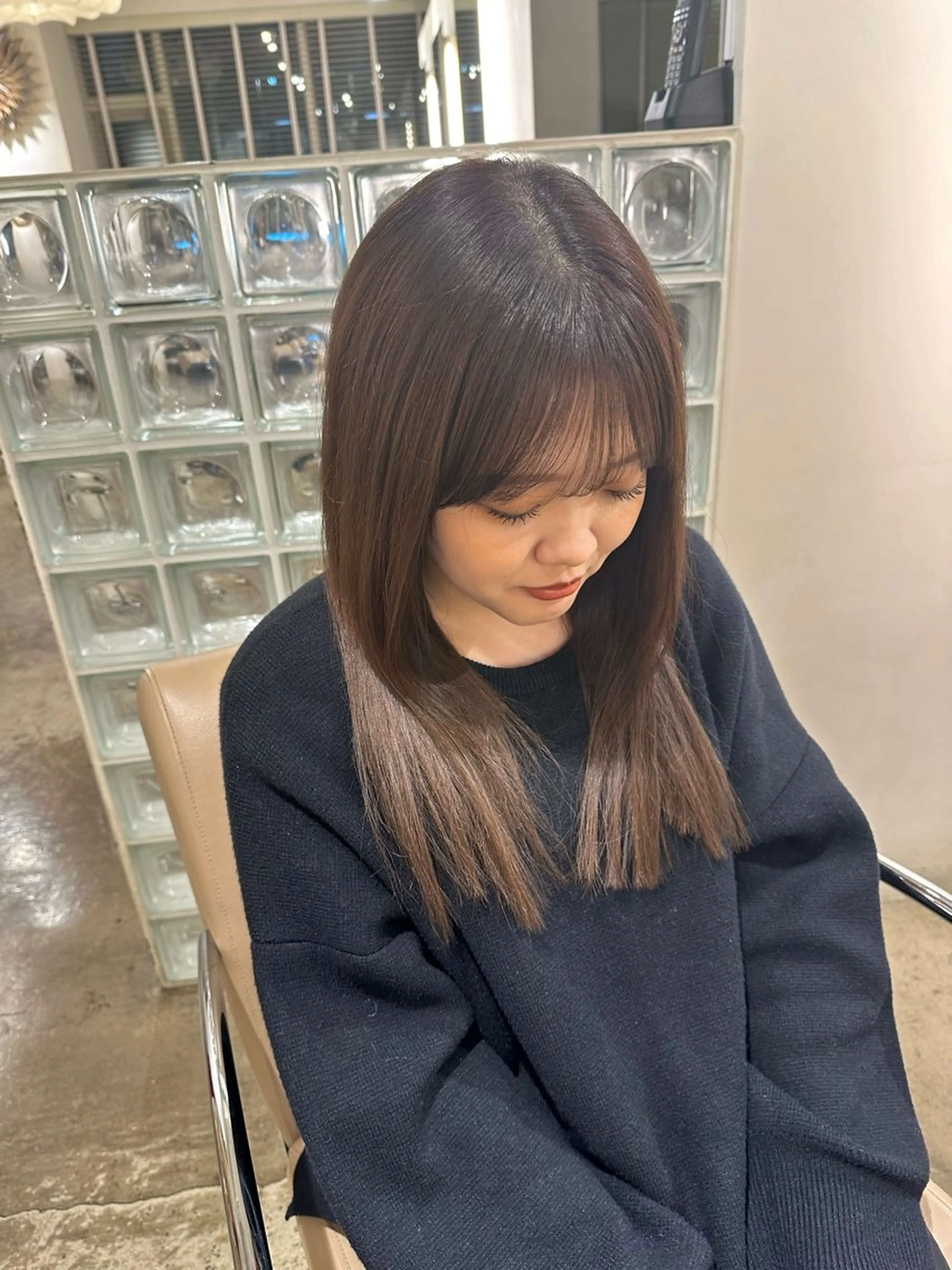 ロング カラー micoto kuronoのヘアスタイル