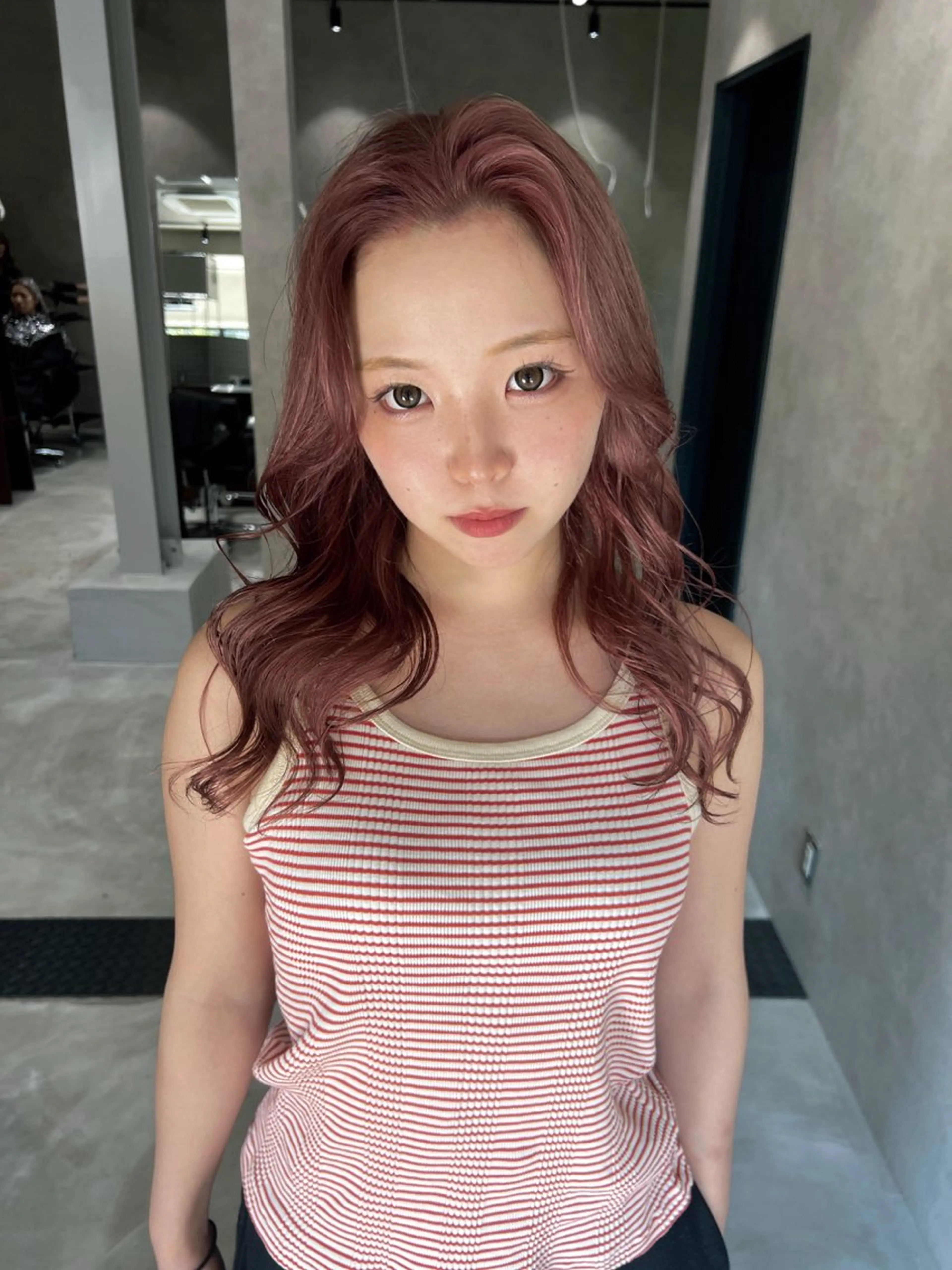 カラー ヘアカラー nehus nagaoka所属・🖤複雑履歴ブリーチ Mizuki 🖤のヘアスタイル