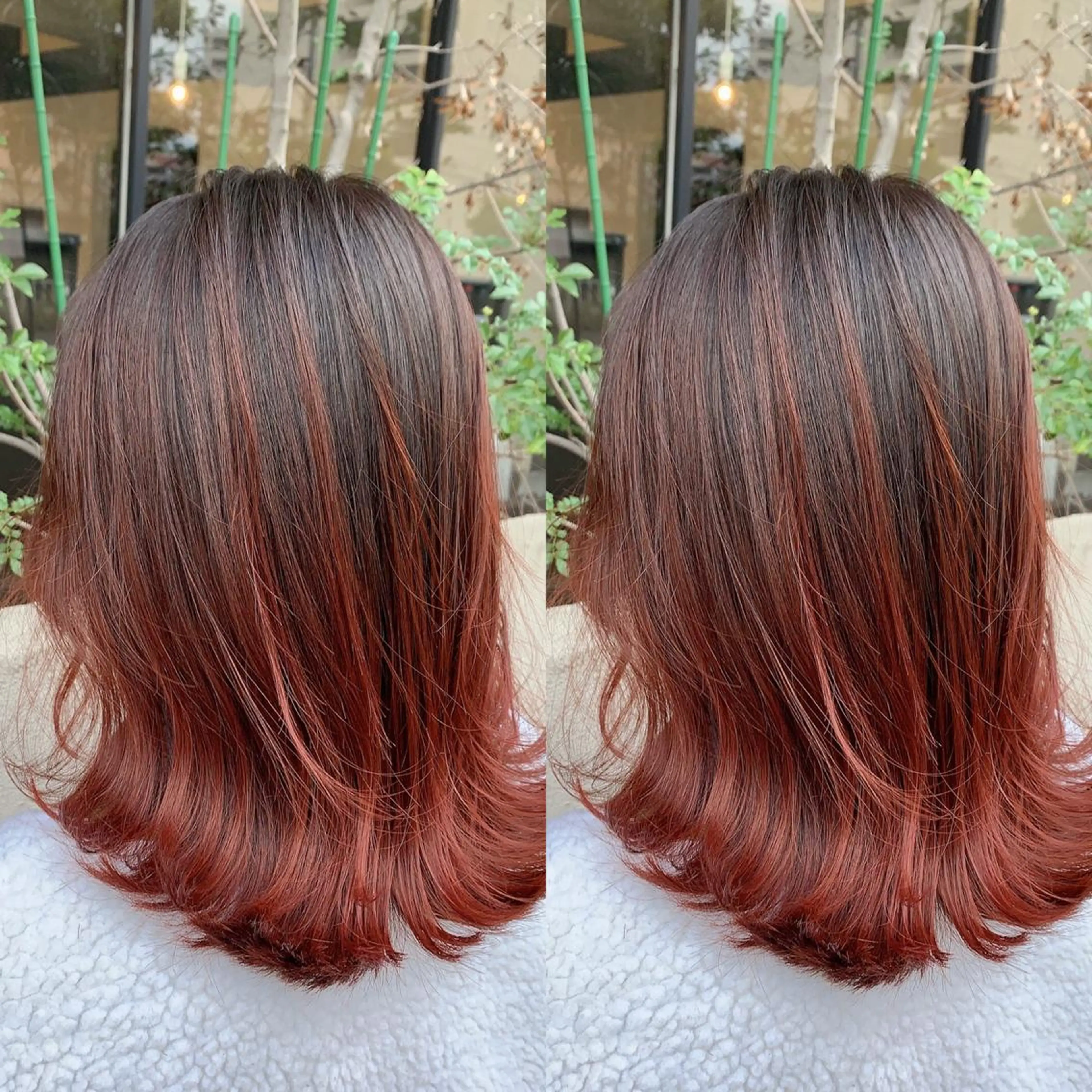 ショート カラー バレイヤージュ レイヤーカット ヘアカラー 似合わせ/ブリーチ カラー.岡田友仁のヘアスタイル