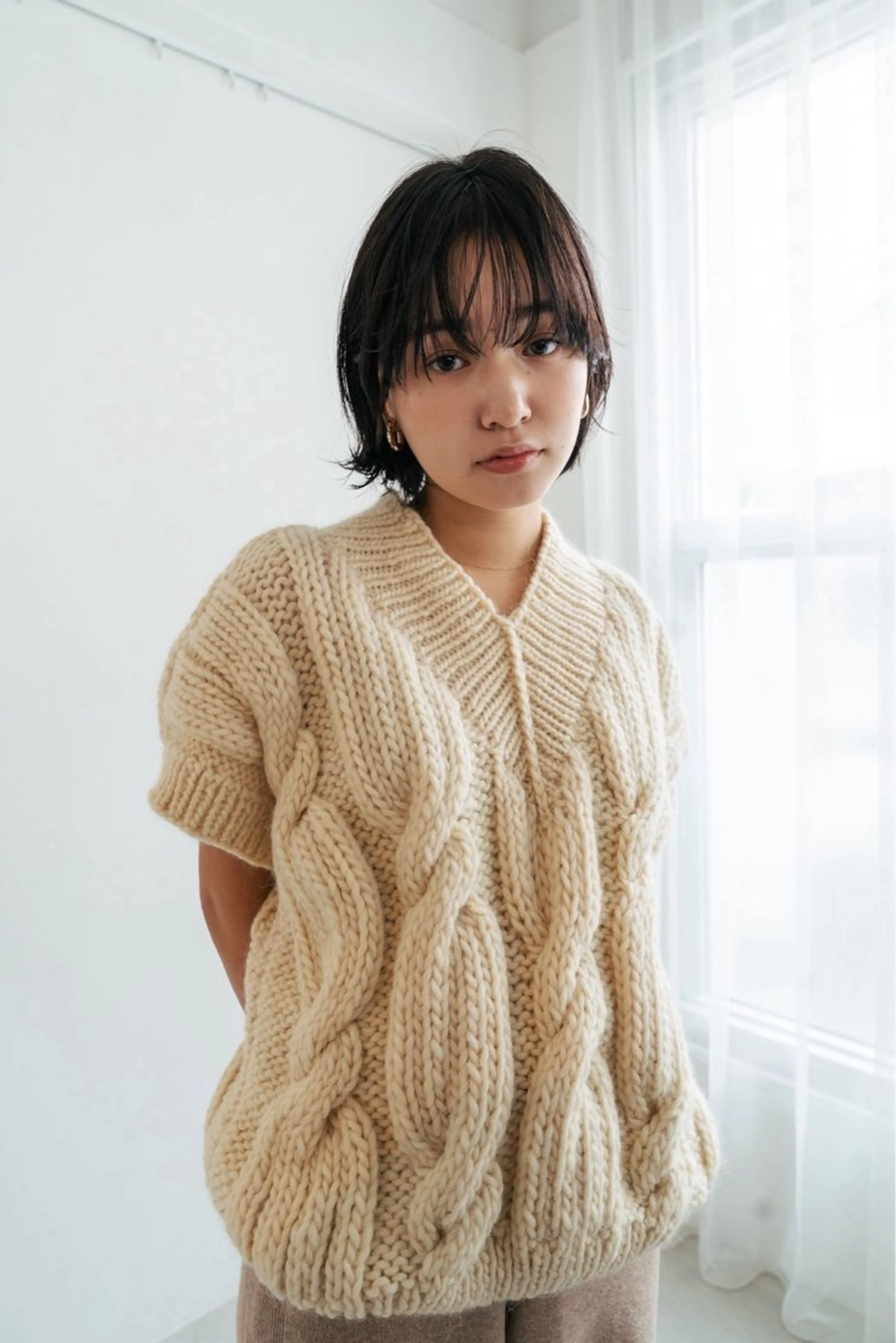ショート YUJIN 似合わせカラーのヘアスタイル