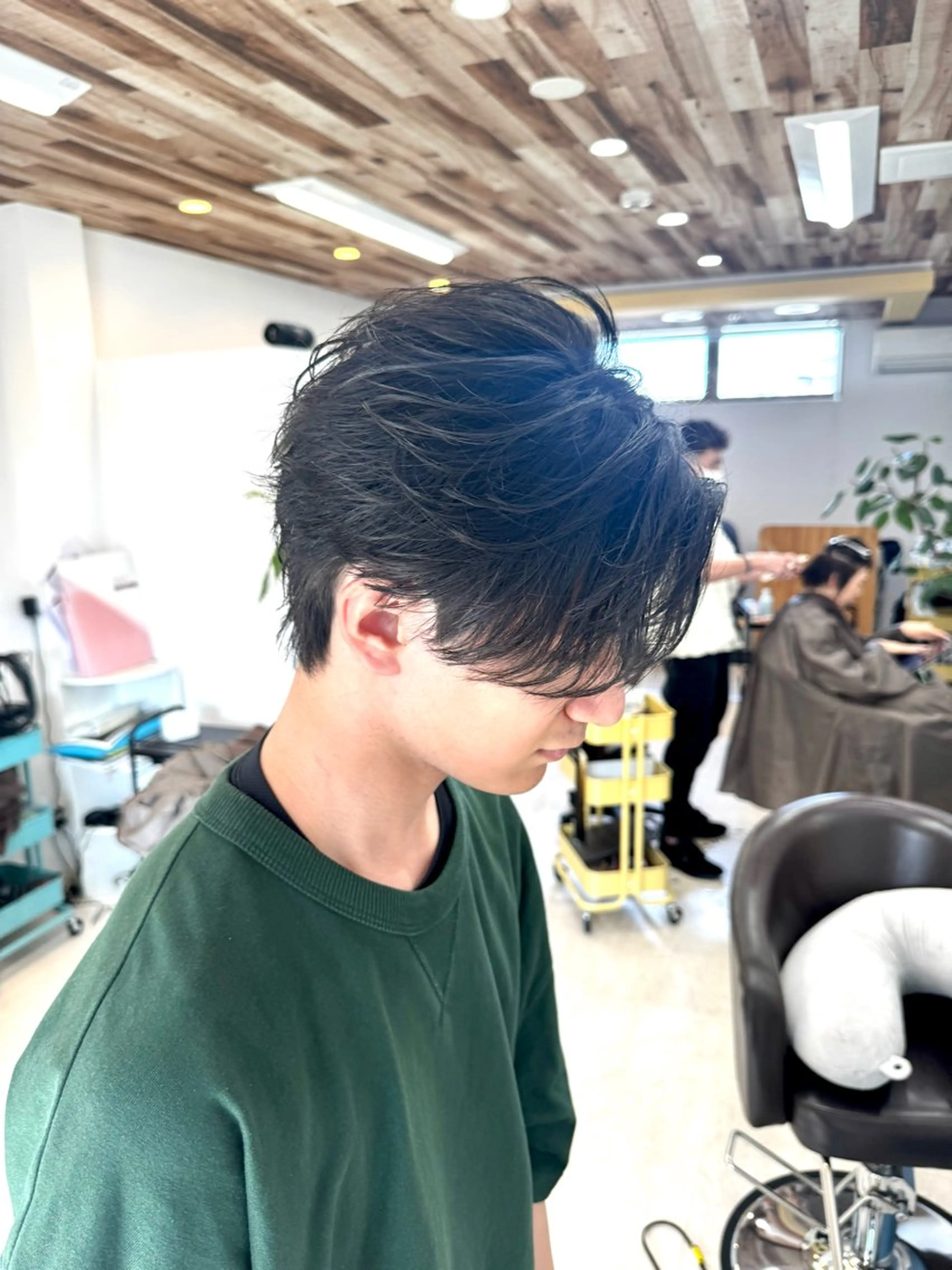 ショート パーマ メンズ マッシュ メンズパーマ ツーブロック 刈り上げ ニュアンスパーマ カット パーマ iLo highlight NARITA所属・髙橋 悠也 ／メンズ特化のヘアスタイル