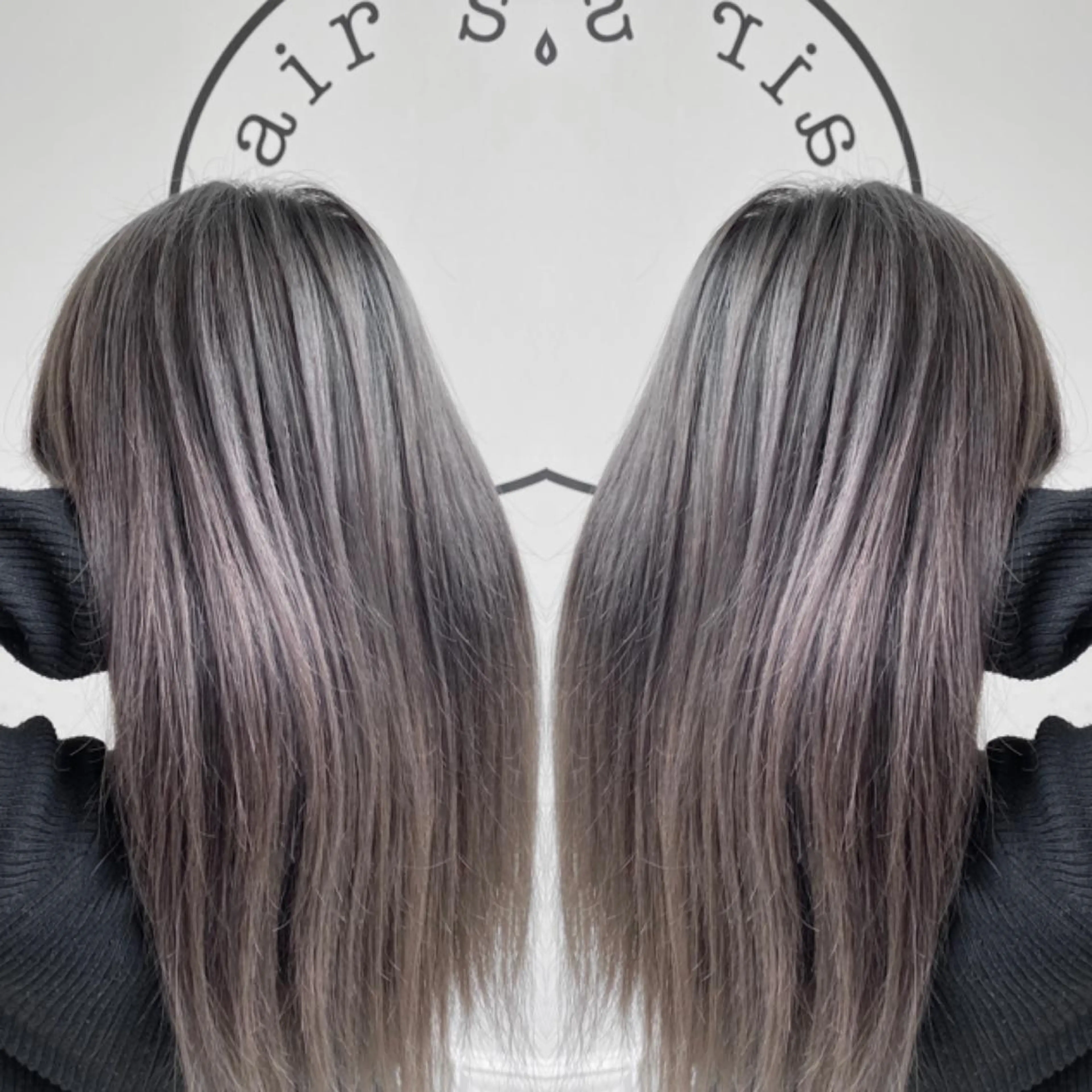 ロング カラー グレージュ ヘアカラー 川越 輝梨奈のヘアスタイル