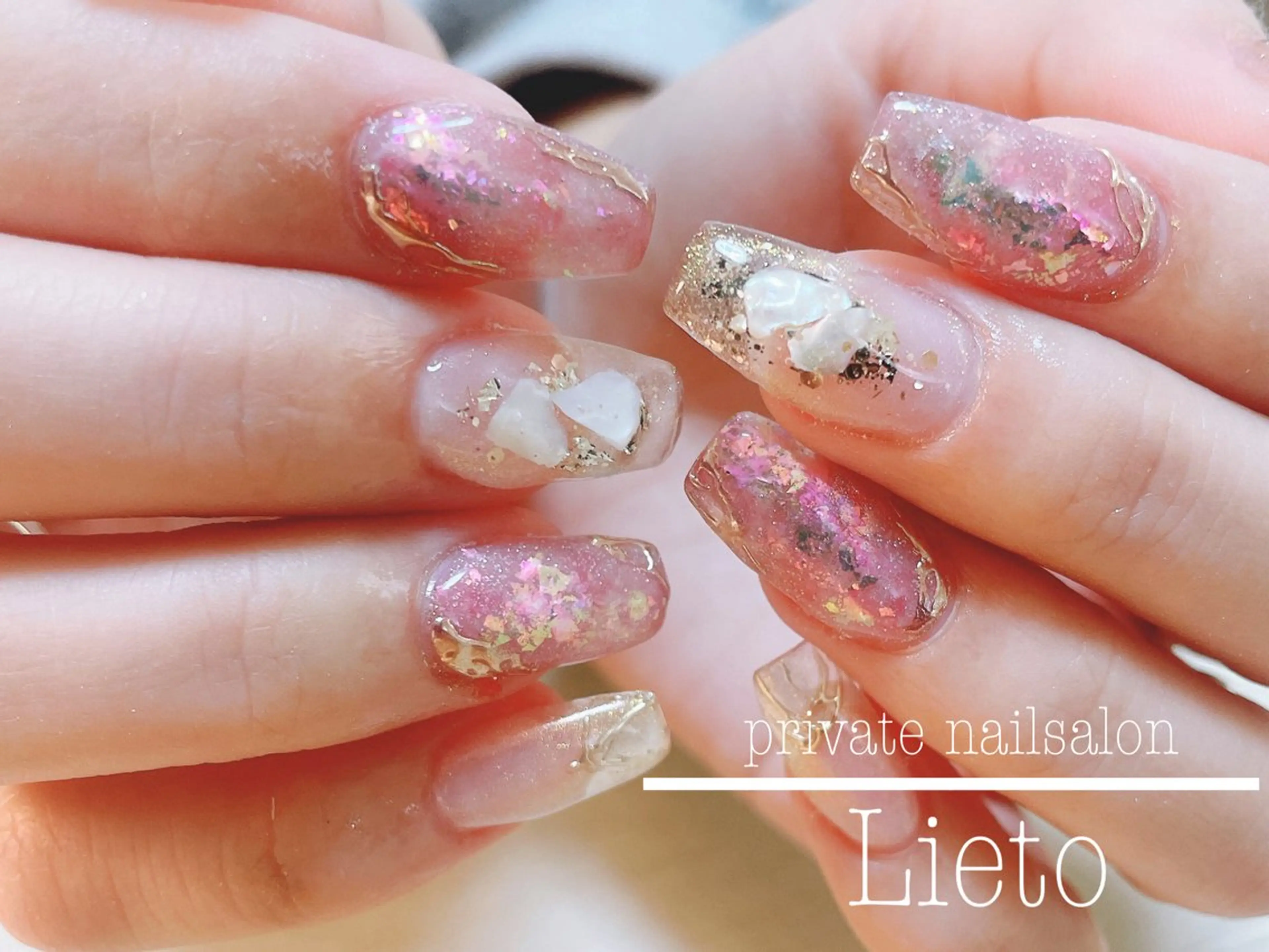 ネイル 持ち込み nailsalon Lietoのネイルデザイン
