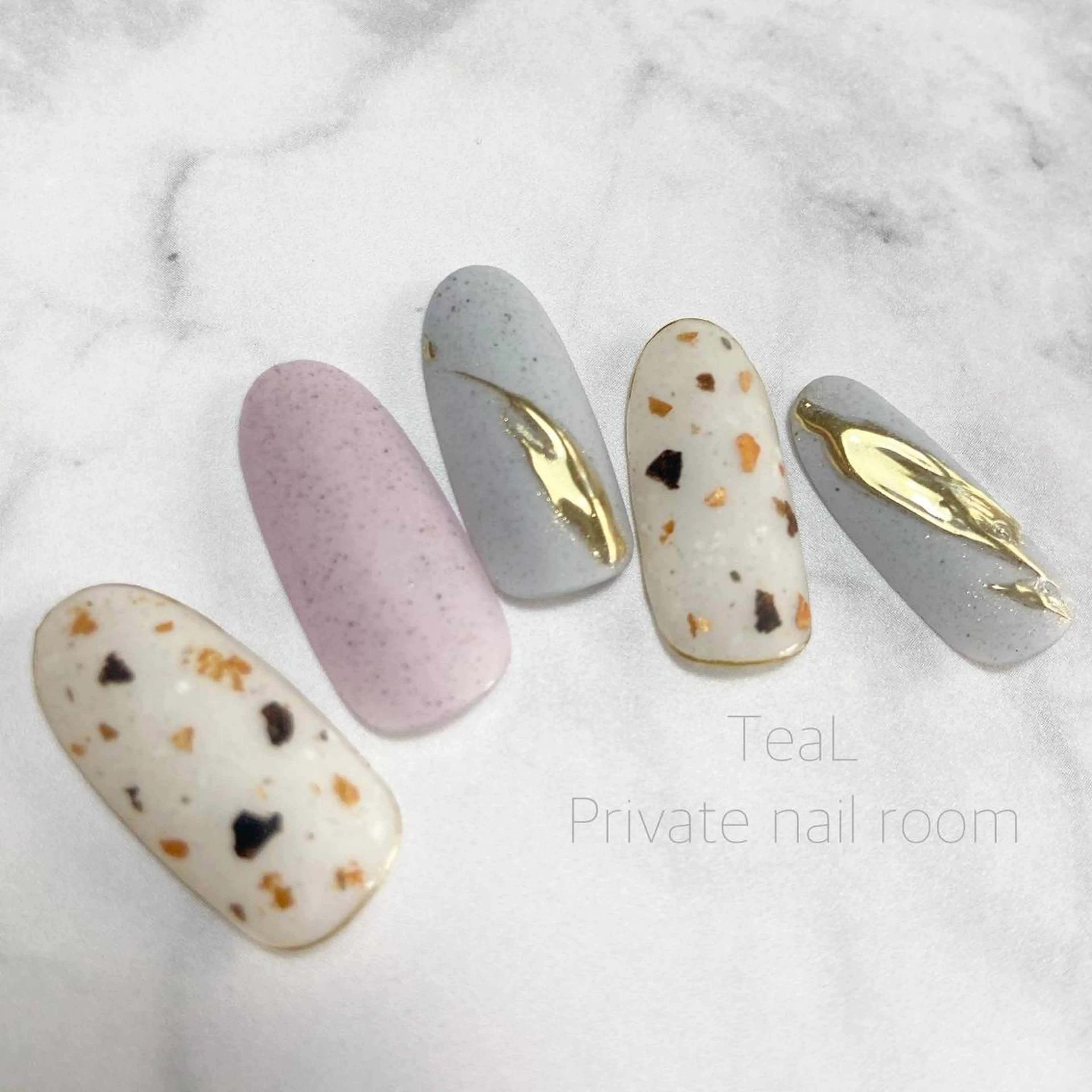 ネイル ハンドネイル TeaL nailのネイルデザイン
