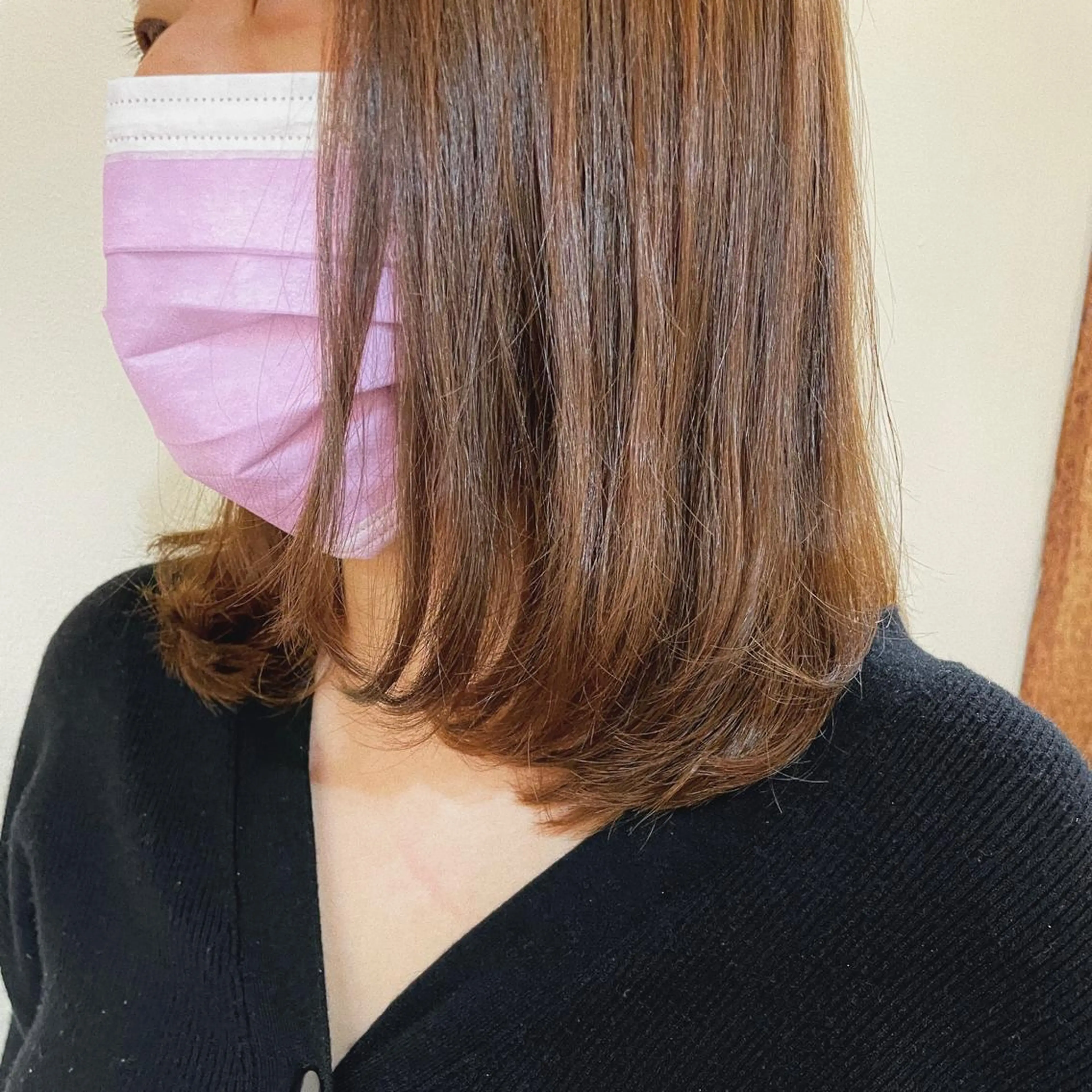 ミディアム パーマ 高橋 涼香のヘアスタイル