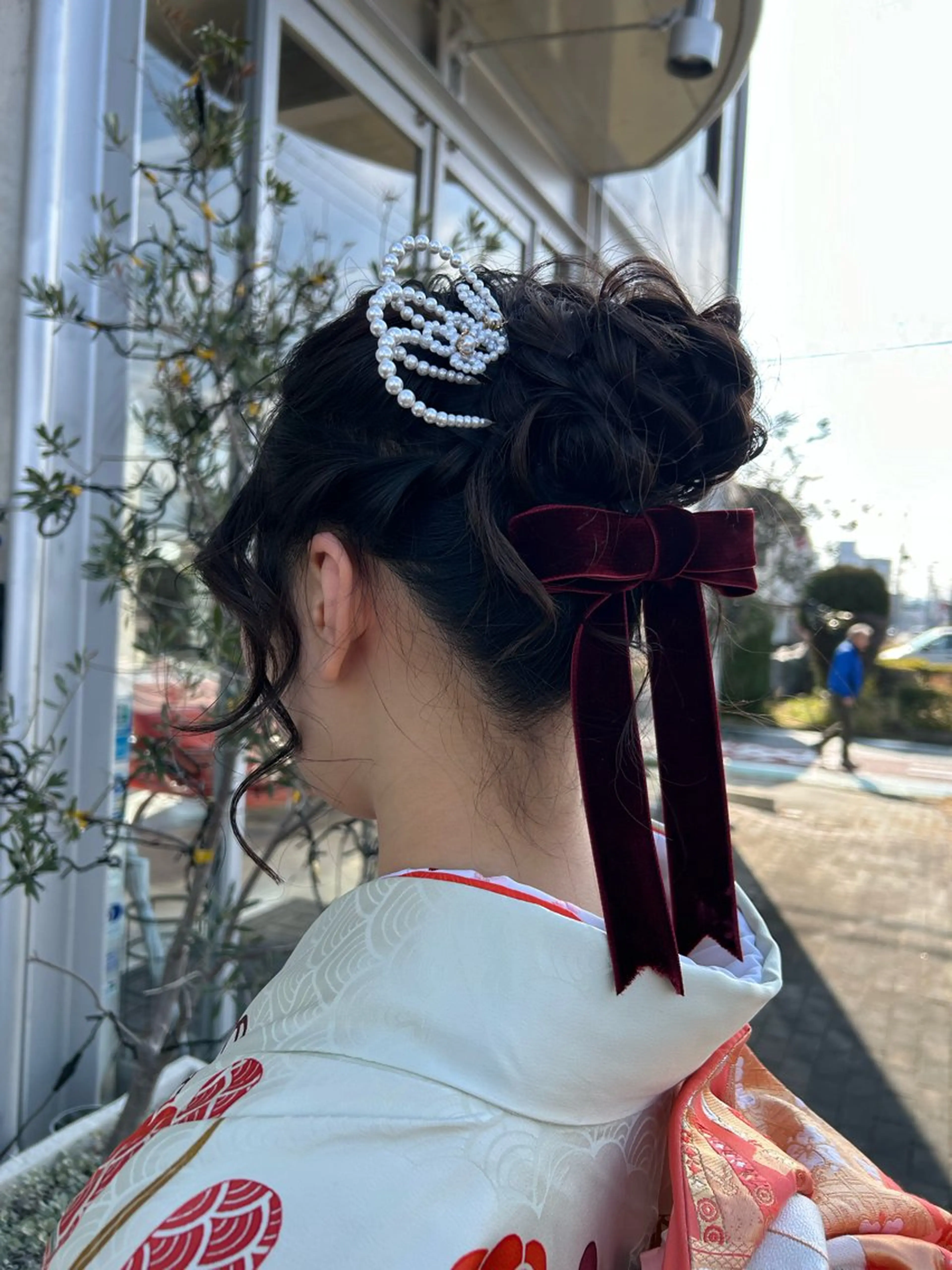 ヘアアレンジ 成人式 OSHARE DOROBO bis所属・槇野 彪海のヘアスタイル