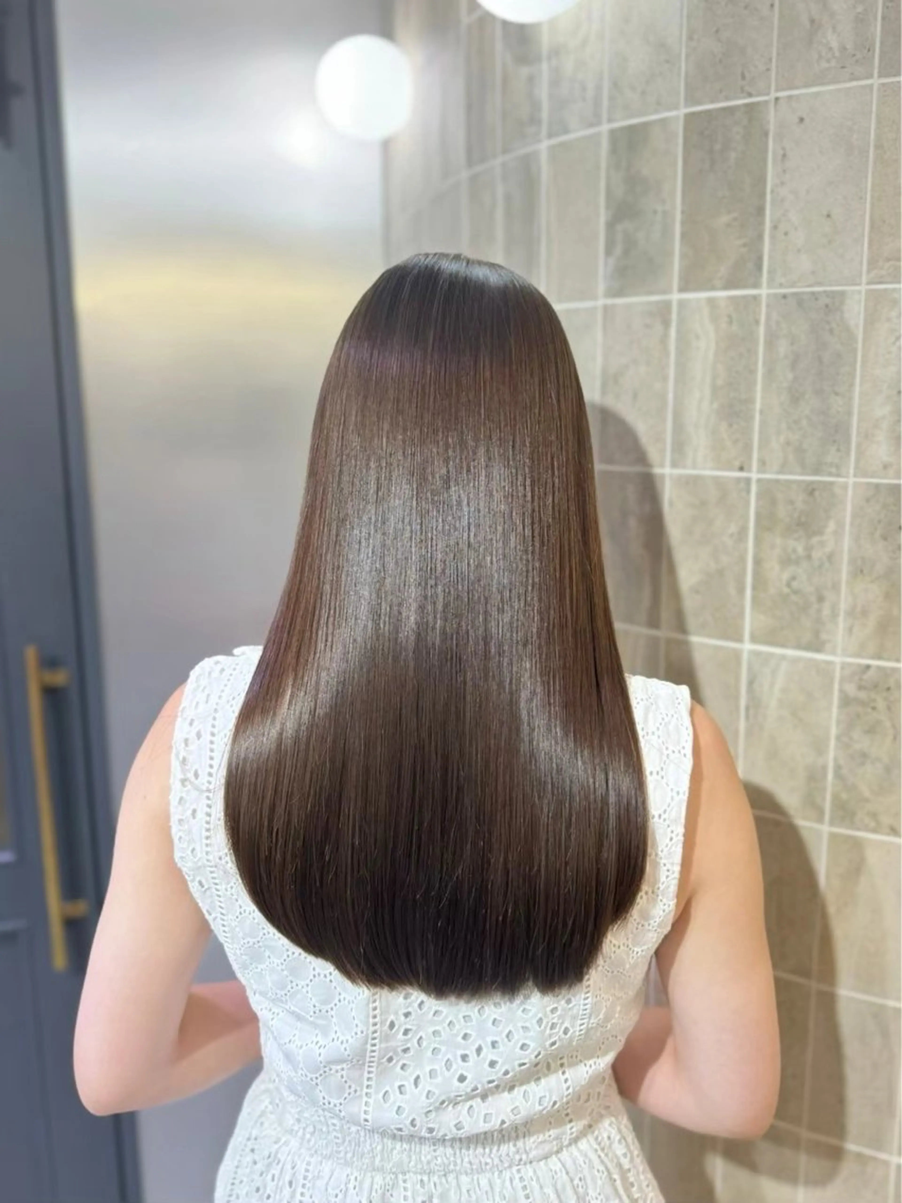 ロング 縮毛矯正 城内 譲のヘアスタイル