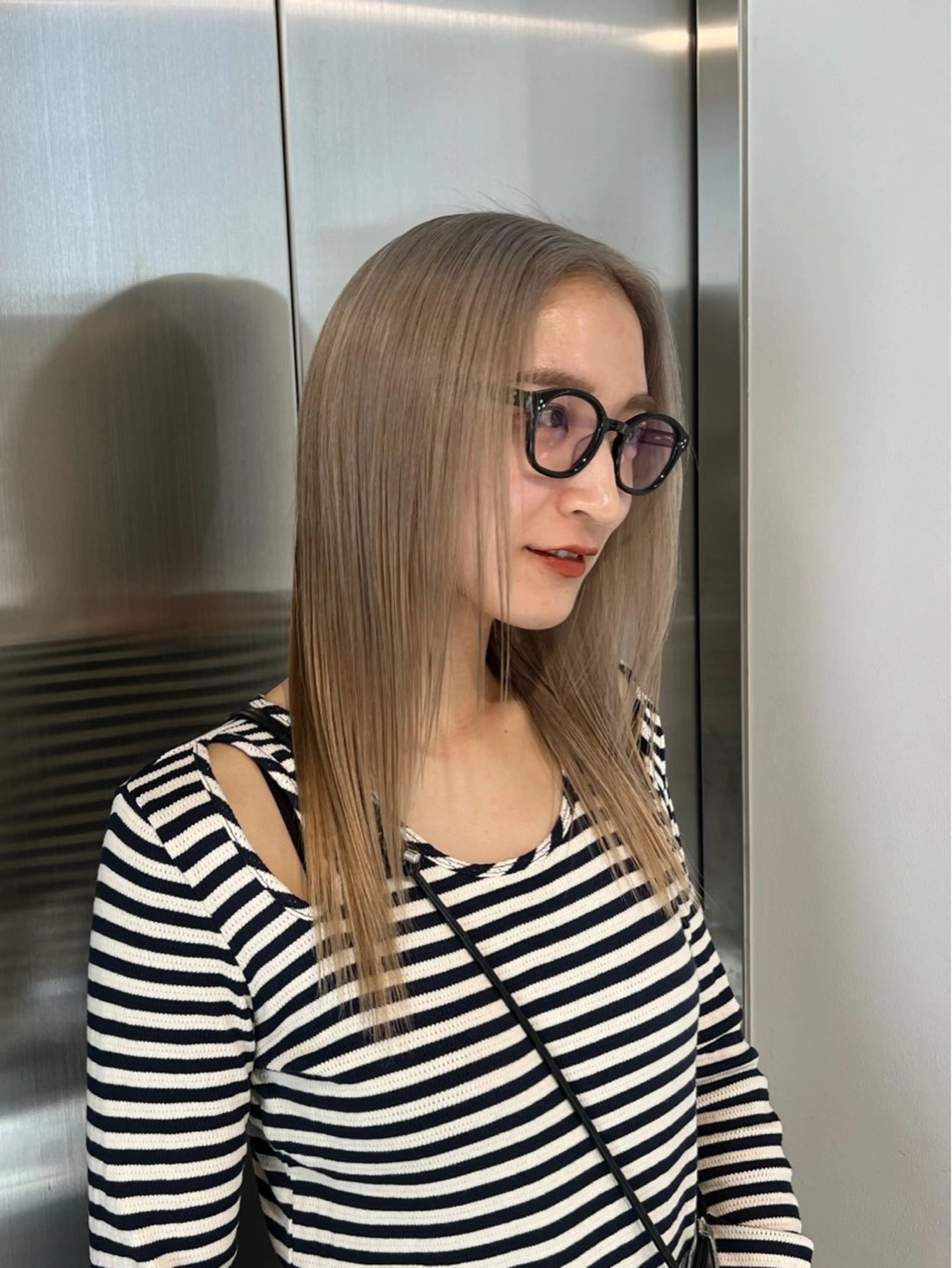 ロング カラー カット ヘアカラー トリートメント ブリーチなし 透明感🔅KANTAのヘアスタイル