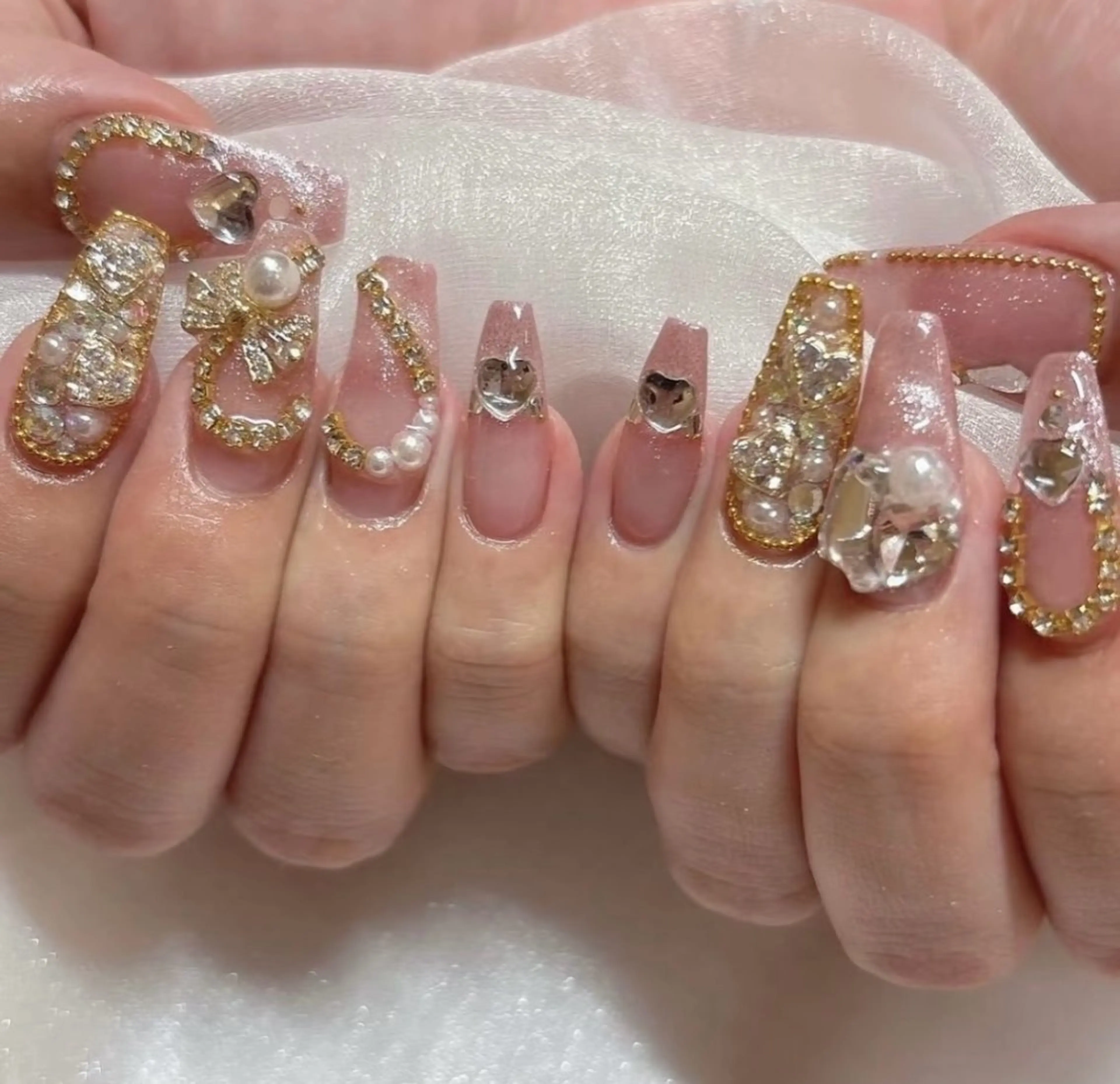 ネイル アートネイル チークネイル 長さ出し フットネイル ジェルネイル For you. Nail Salonのネイルデザイン