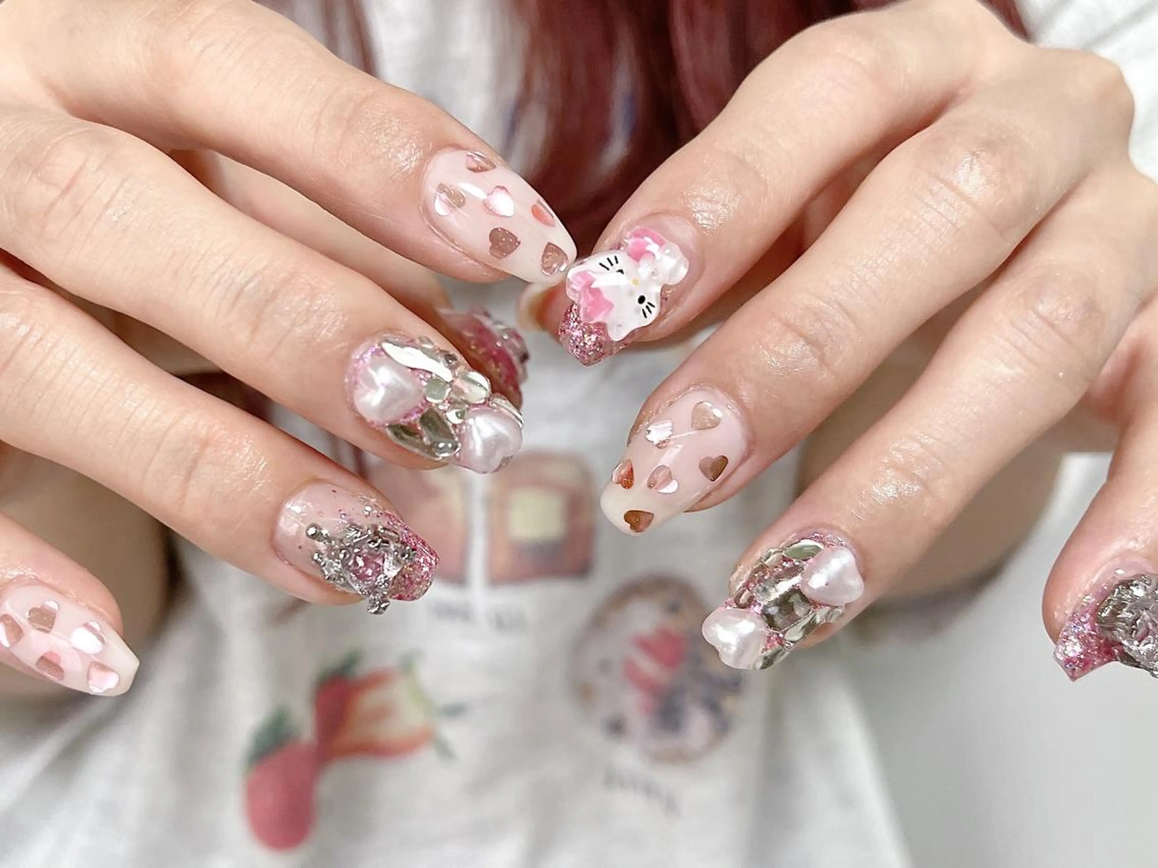 ネイル na🎀🎀na ちゅるちゅるのネイルデザイン