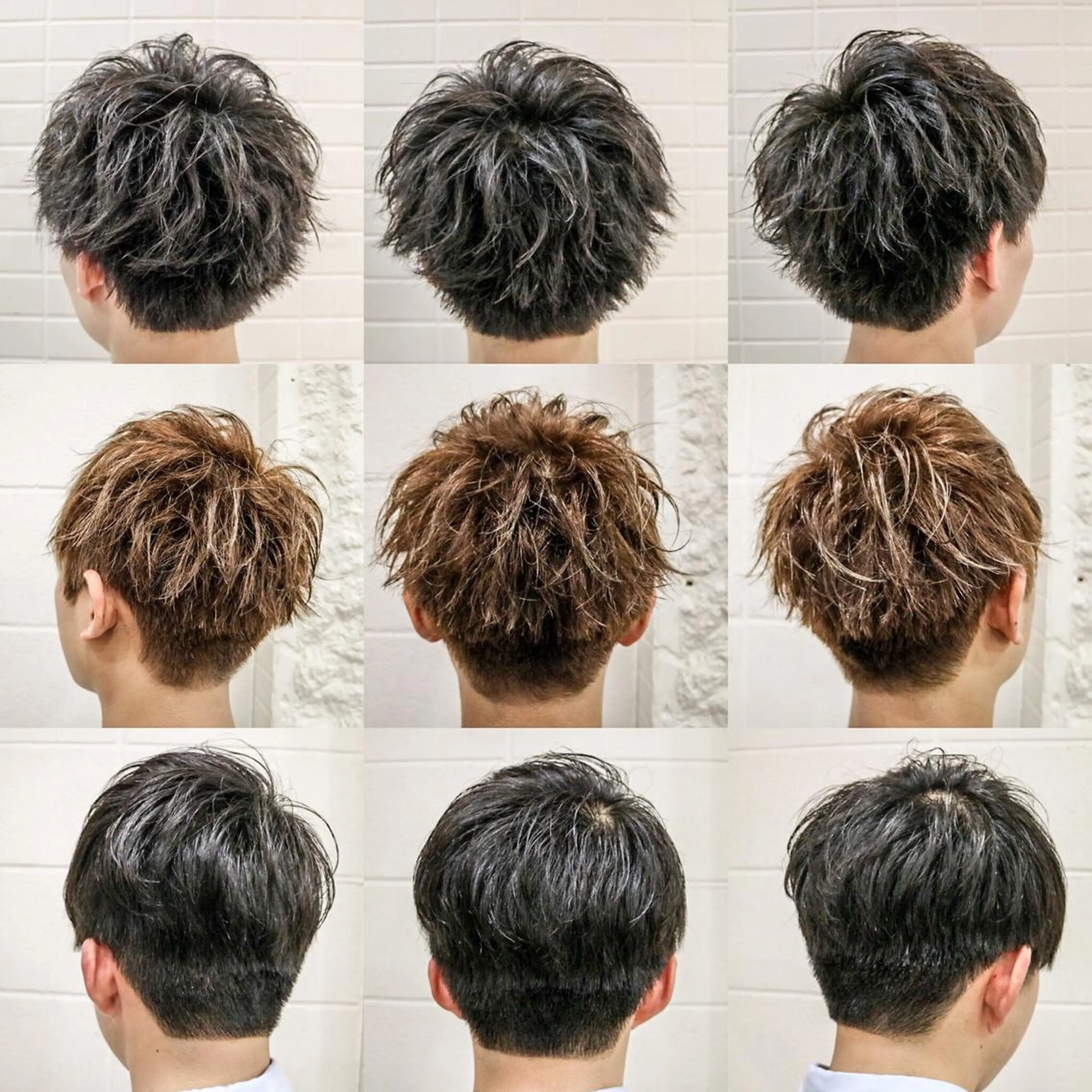 ショート カラー パーマ メンズ ⭐️口コミ5.0⭐️ 当日予約可能👌🏼のヘアスタイル