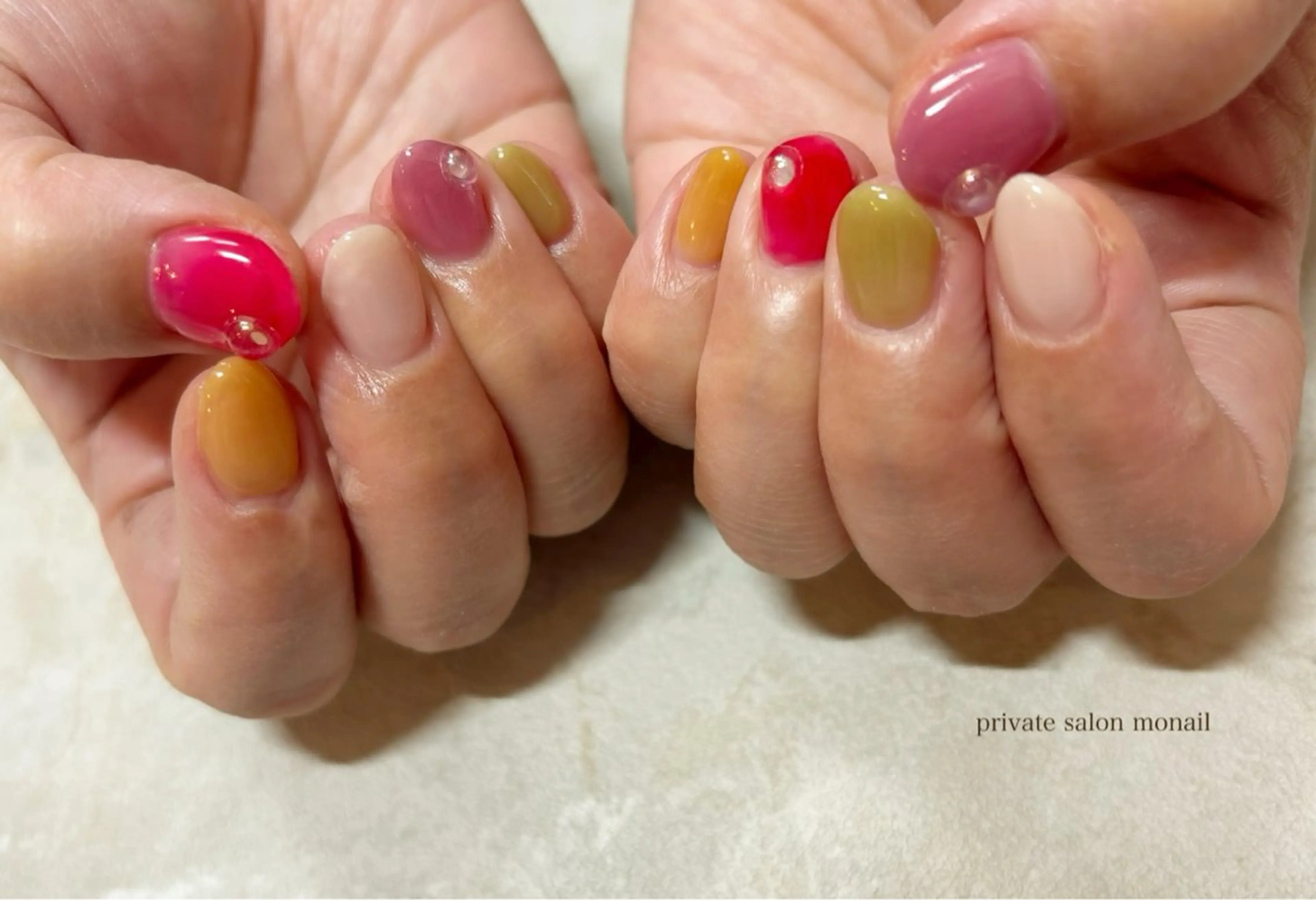 ネイル ハンドネイル private  nail monail所属・nail salon monailのネイルデザイン