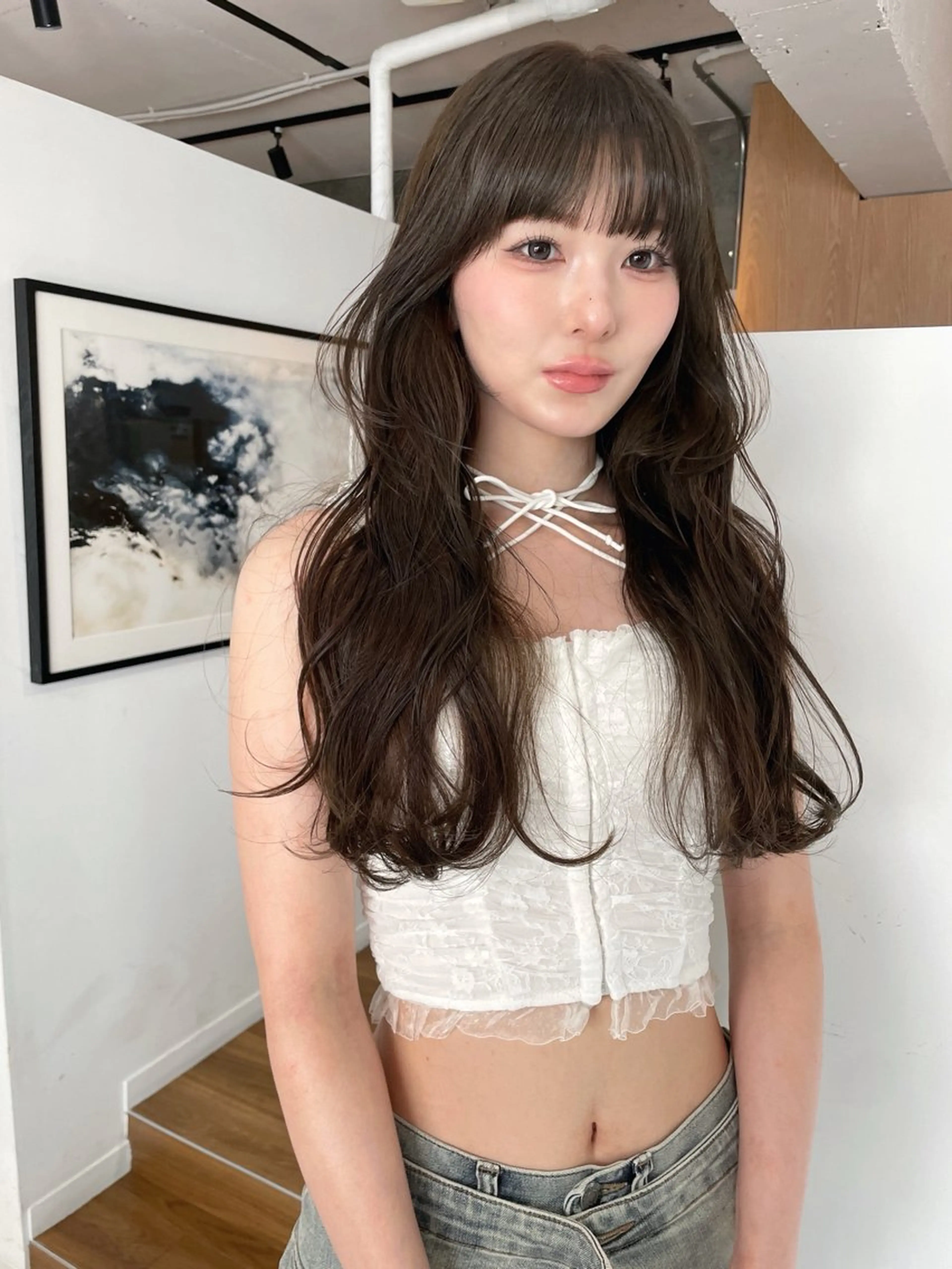 ロング 🤍LOREN エリコ🌈のヘアスタイル