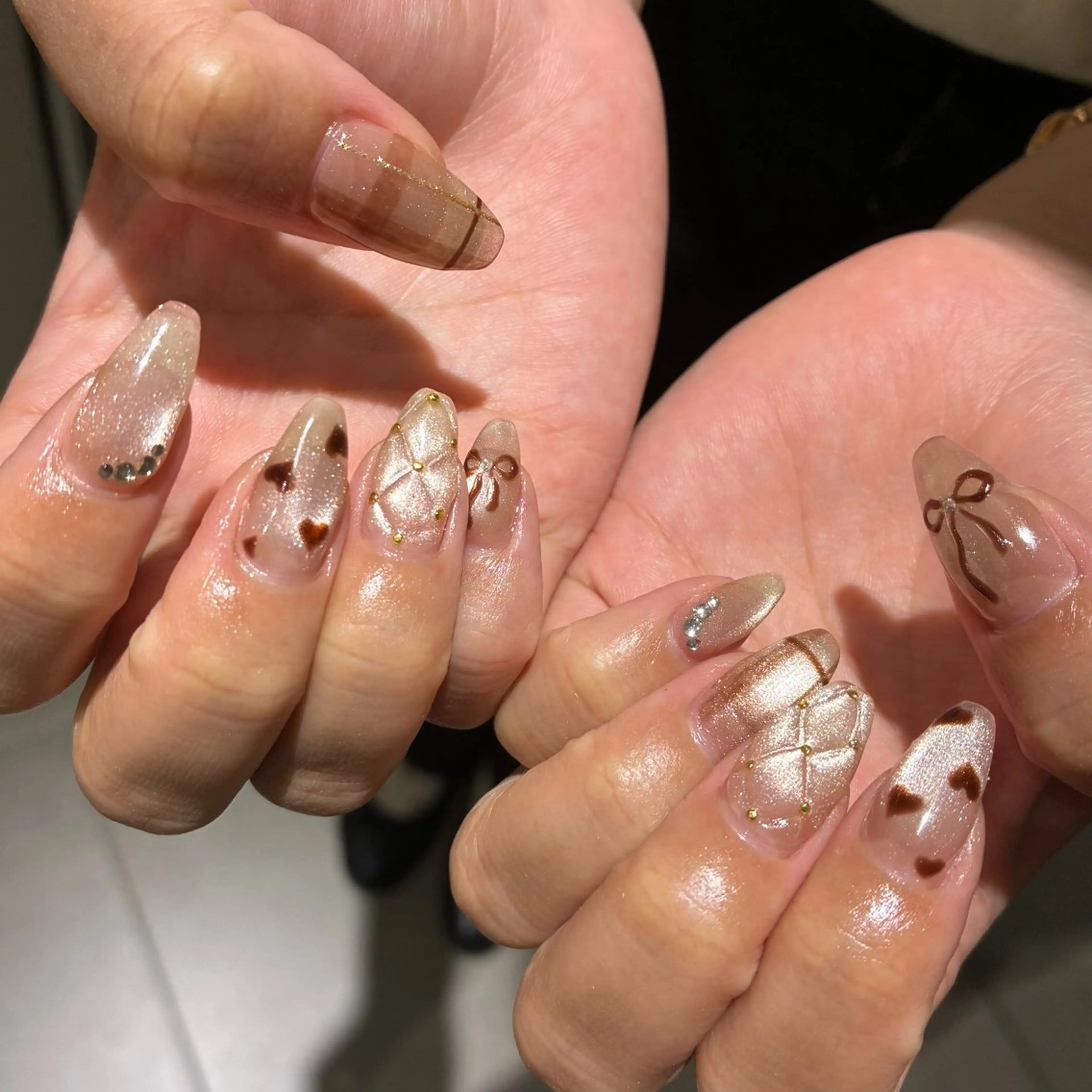 【ハンド】150分お持ち込みデザイン🩵の写真