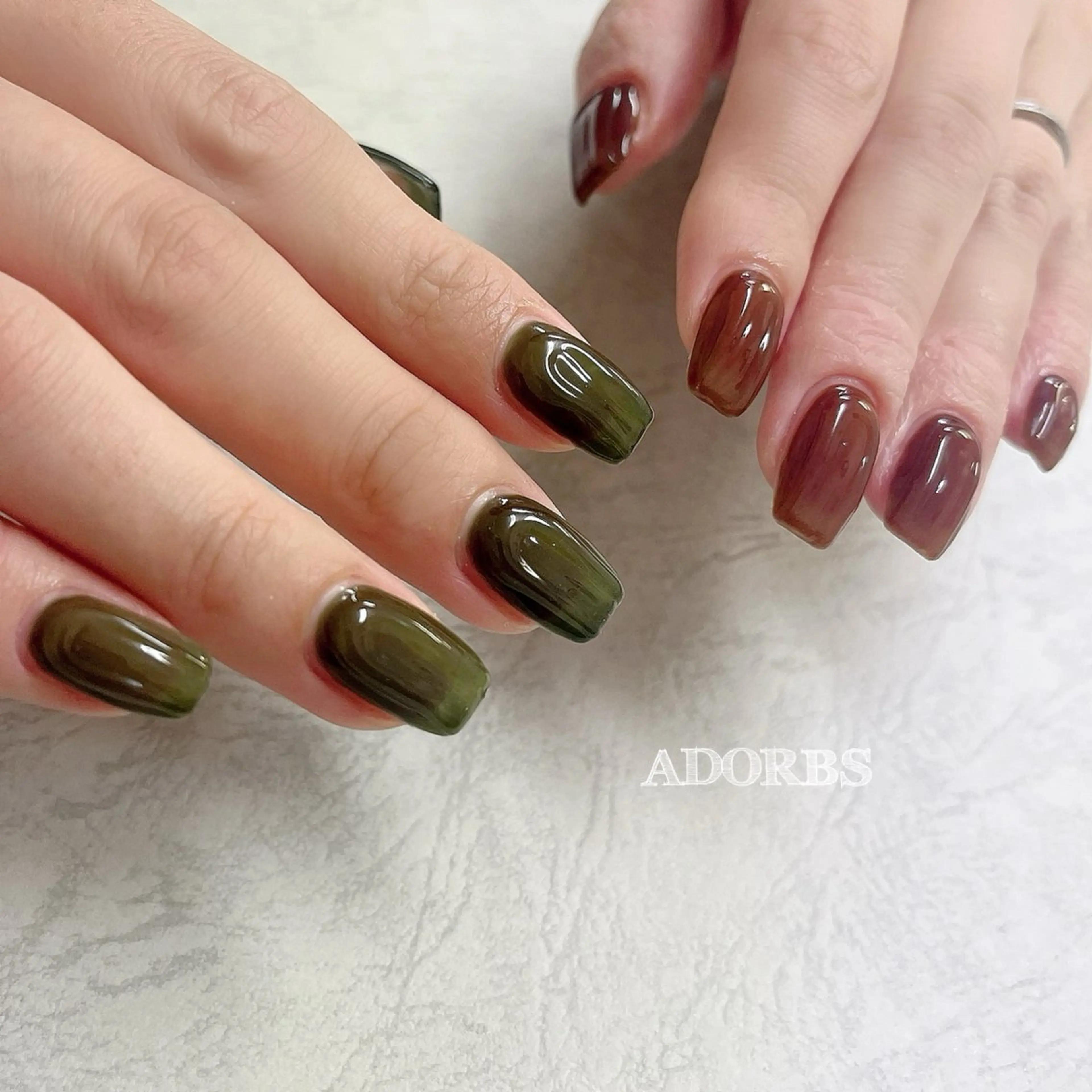 ネイル ワンカラーネイル ハンドネイル ADORBS ✩上福岡Ranranのネイルデザイン