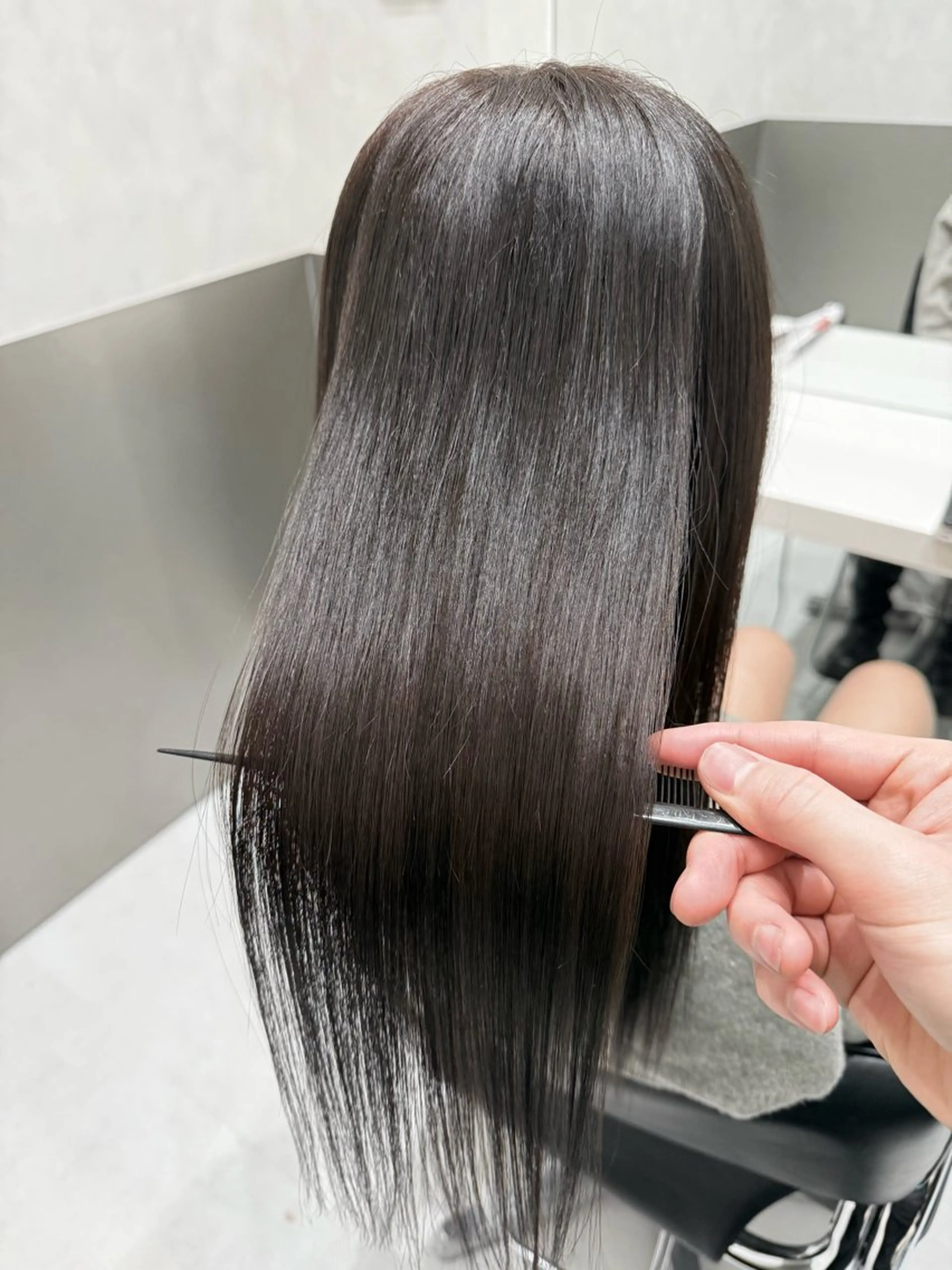 ロング カラー 髪質改善/縮毛矯正 あお🫧のヘアスタイル