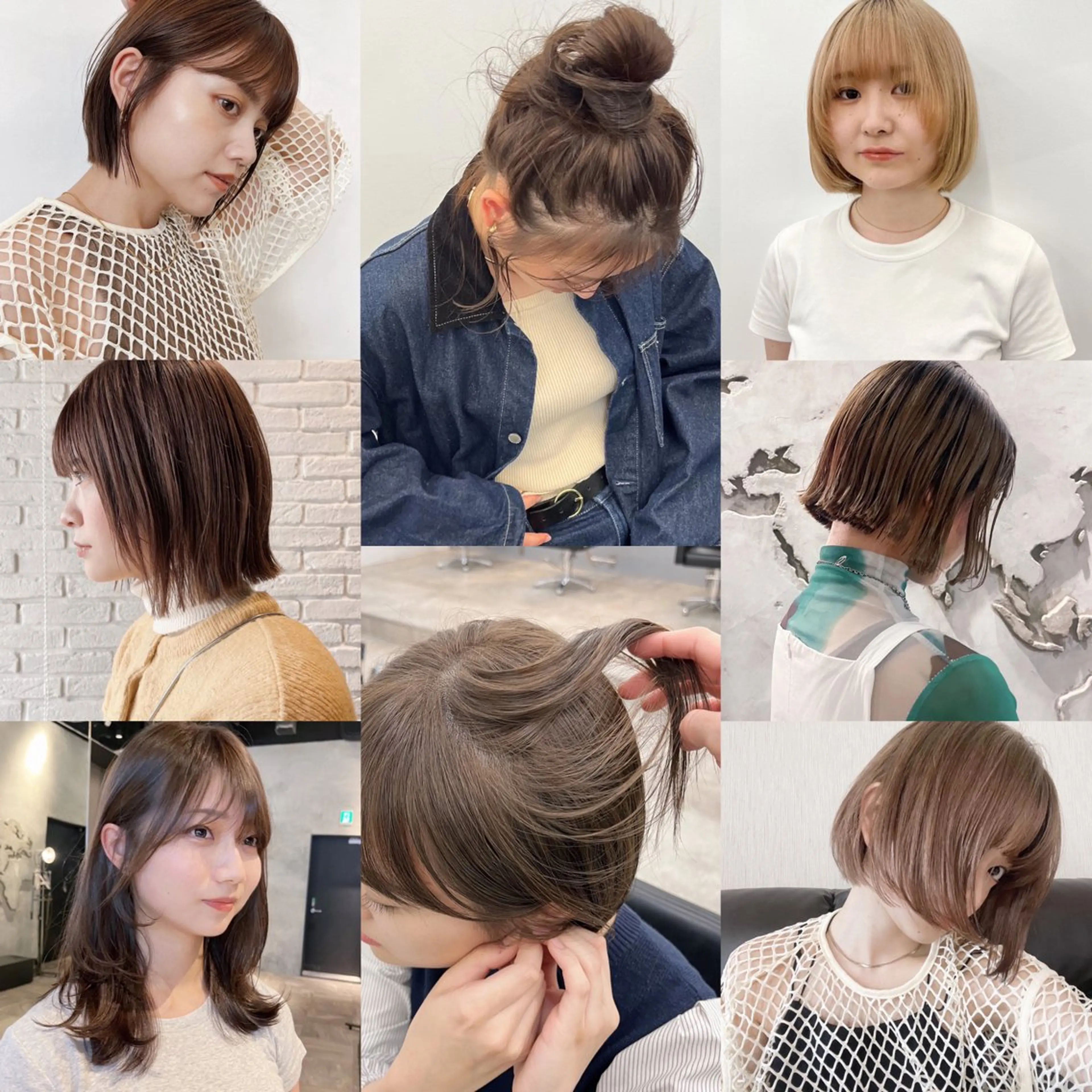 ショート ベージュ/暖色カラー /ボブ/ミカのヘアスタイル
