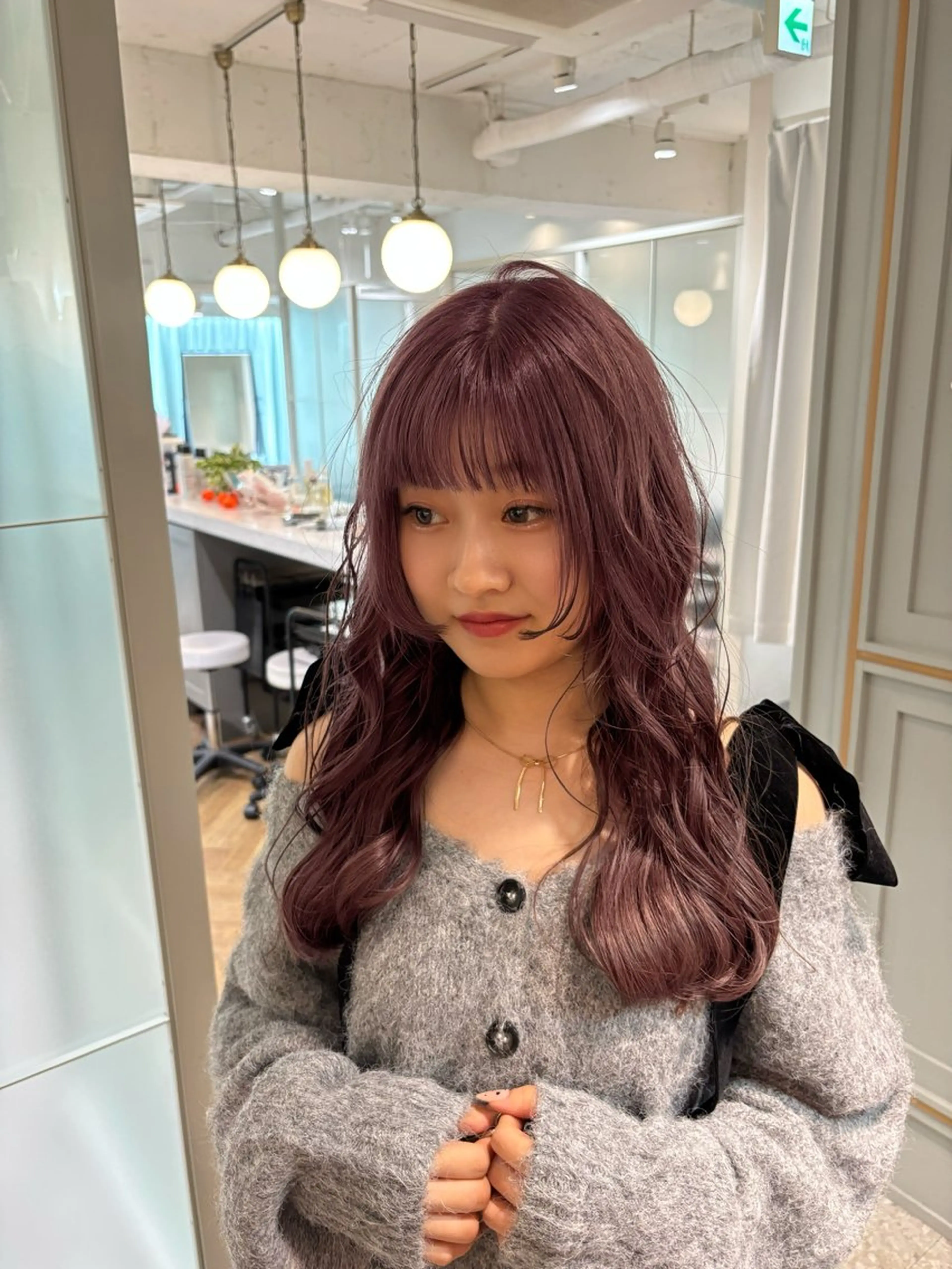 ロング カラー [渋谷ブリーチ] 玲弥のヘアスタイル