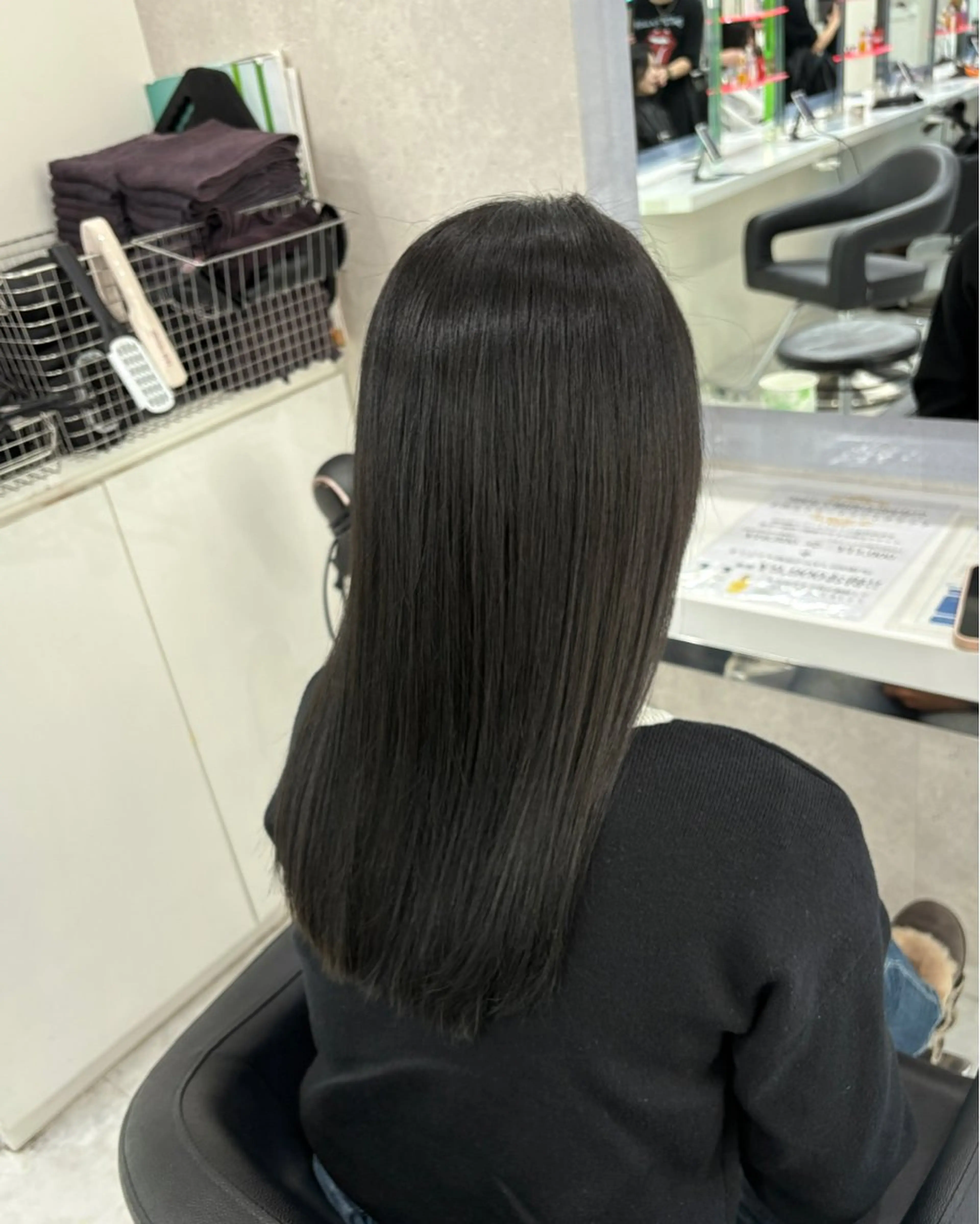 ロング カラー ヘアカラー トリートメント 赤みなし透明感カラー 🩶RION🦋のヘアスタイル