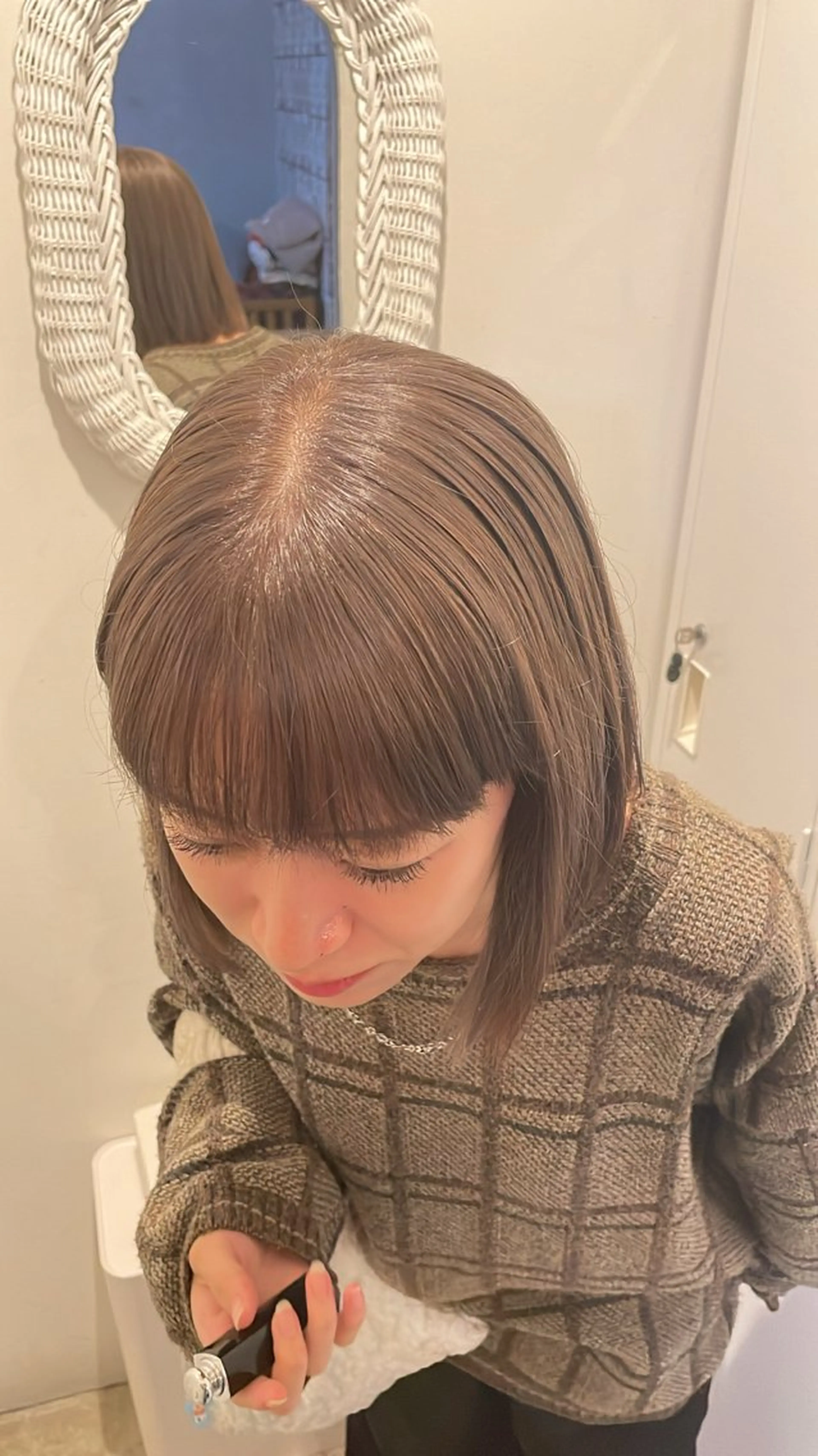カラー グレージュ オリーブグレージュ オリーブグレー loty hair design所属・Juri メンズカット募集のヘアスタイル