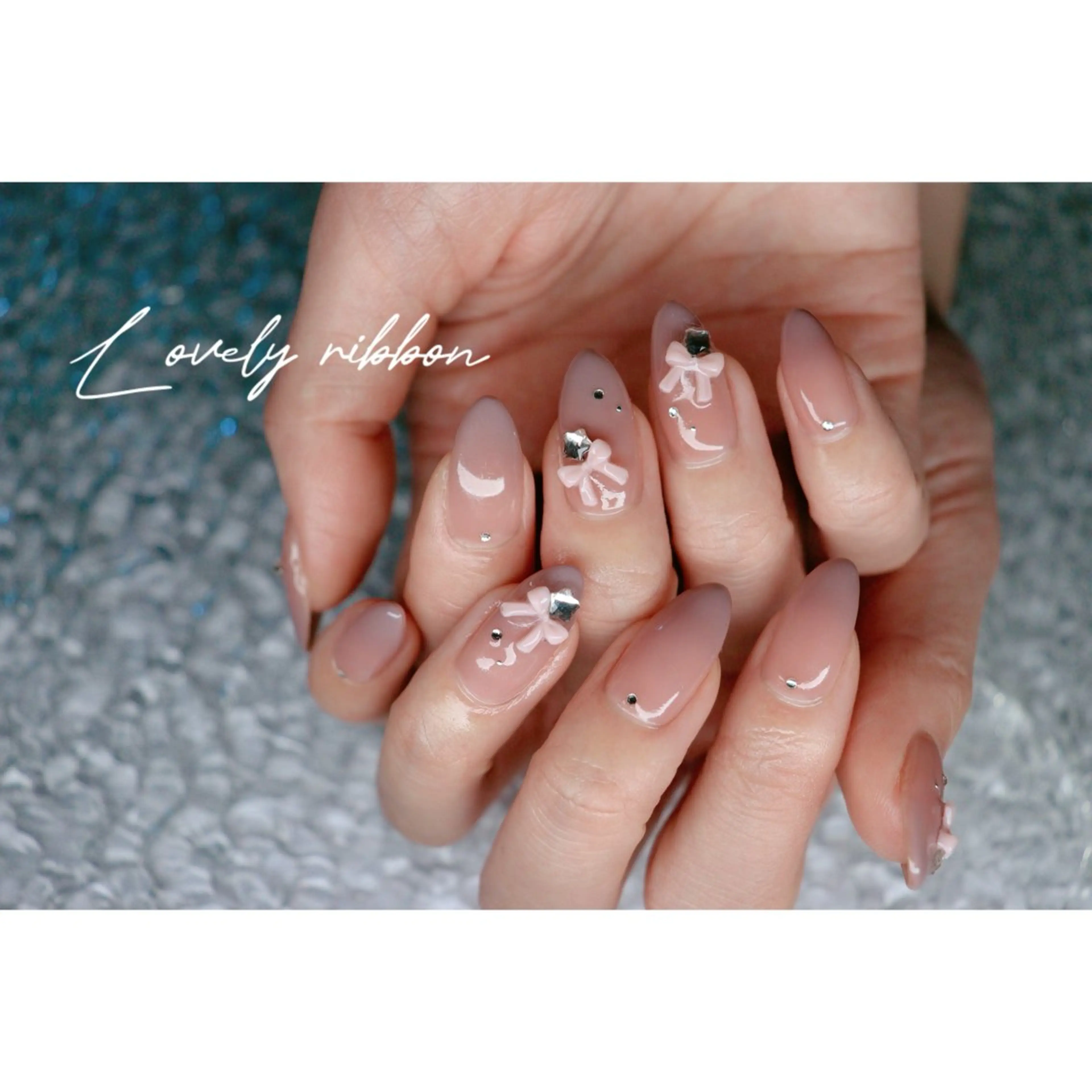 ネイル グラデーション ピンク ピンクベージュ ハンドネイル mapple nailのネイルデザイン