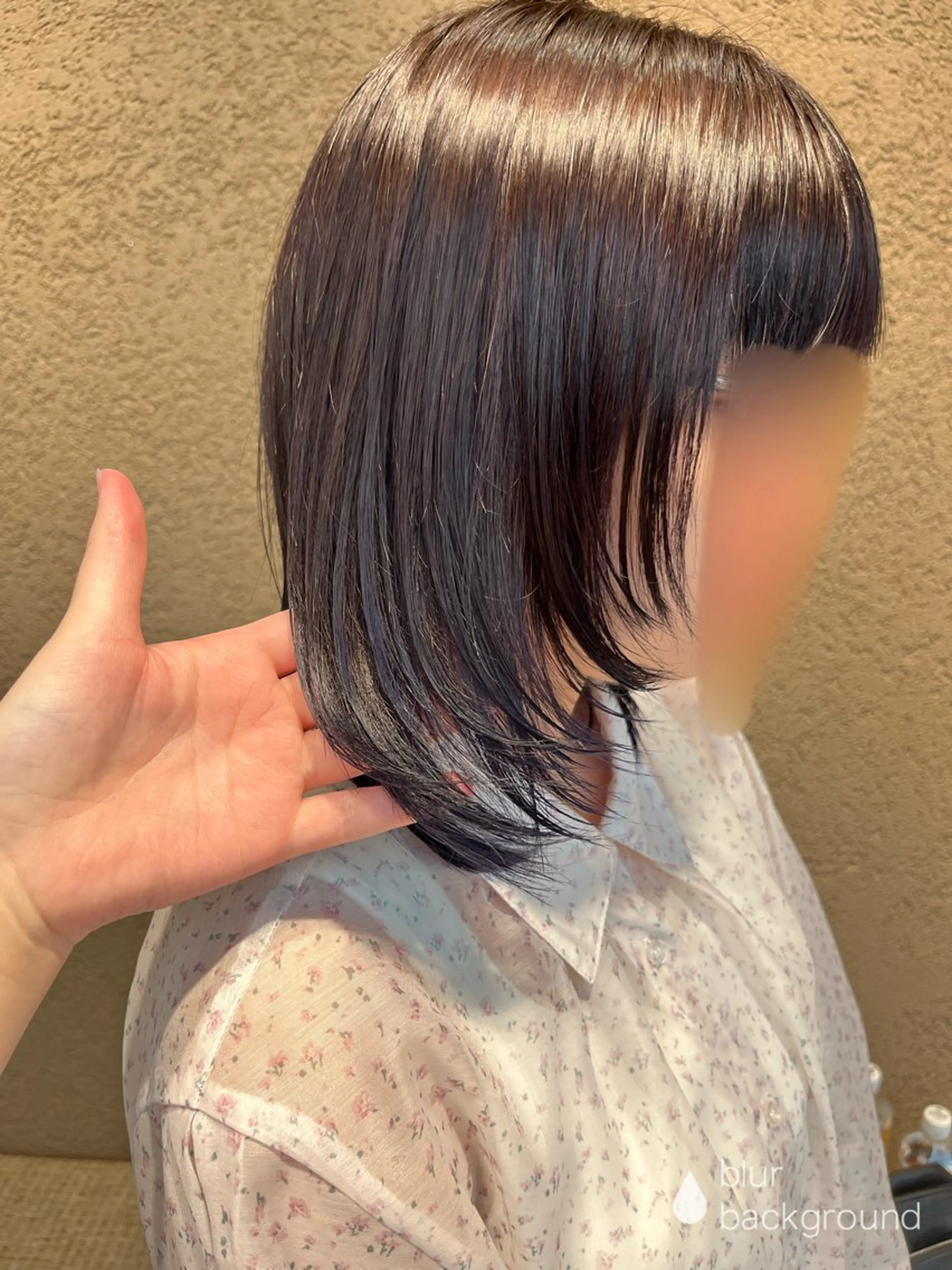 ミディアム レイヤーカット カット ヘアカラー トリートメント 盛れるアレンジ/ カラー/hazukiのヘアスタイル
