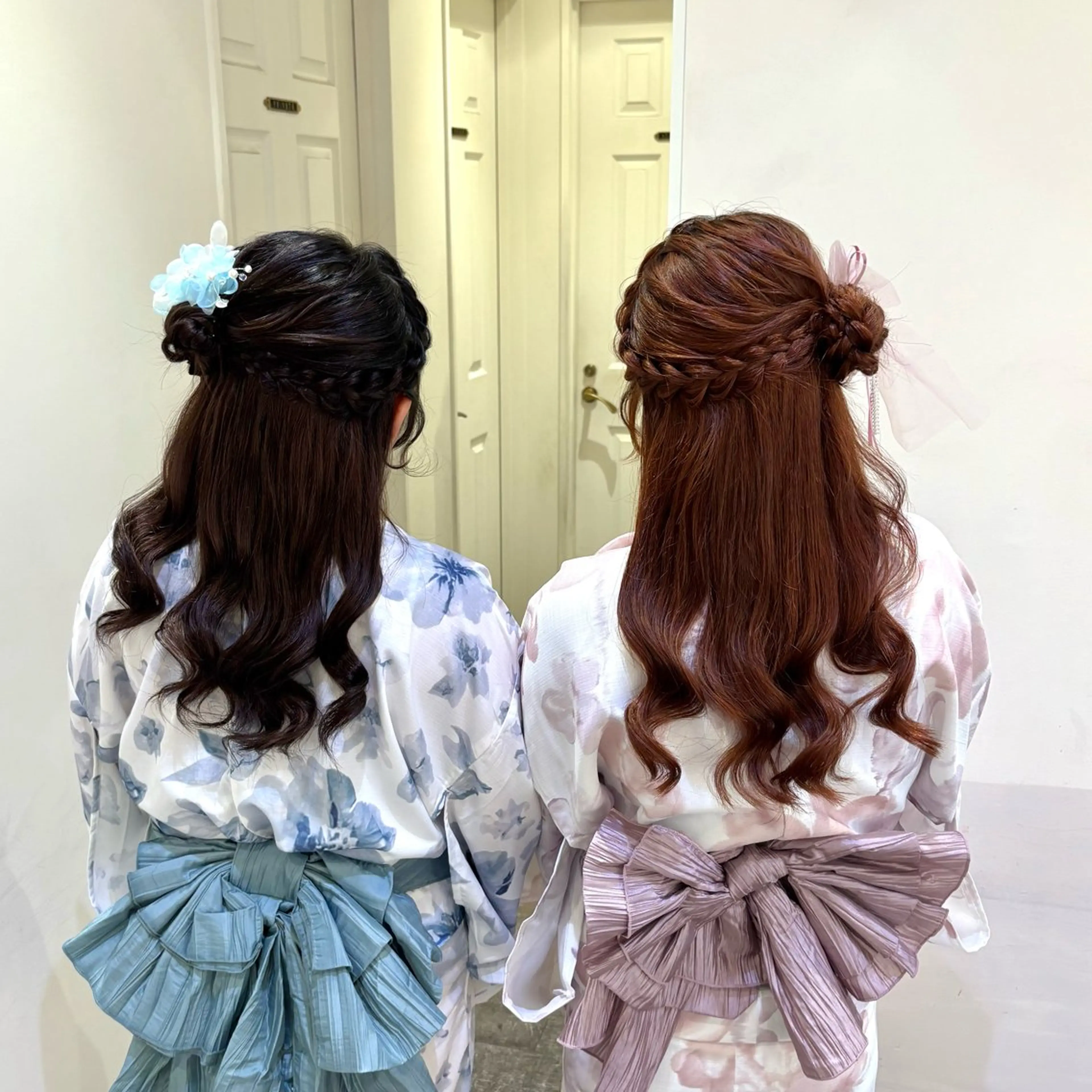 ヘアアレンジ ヘアセット 柔らかカラー/ 長さだし🐇きょうかのヘアスタイル
